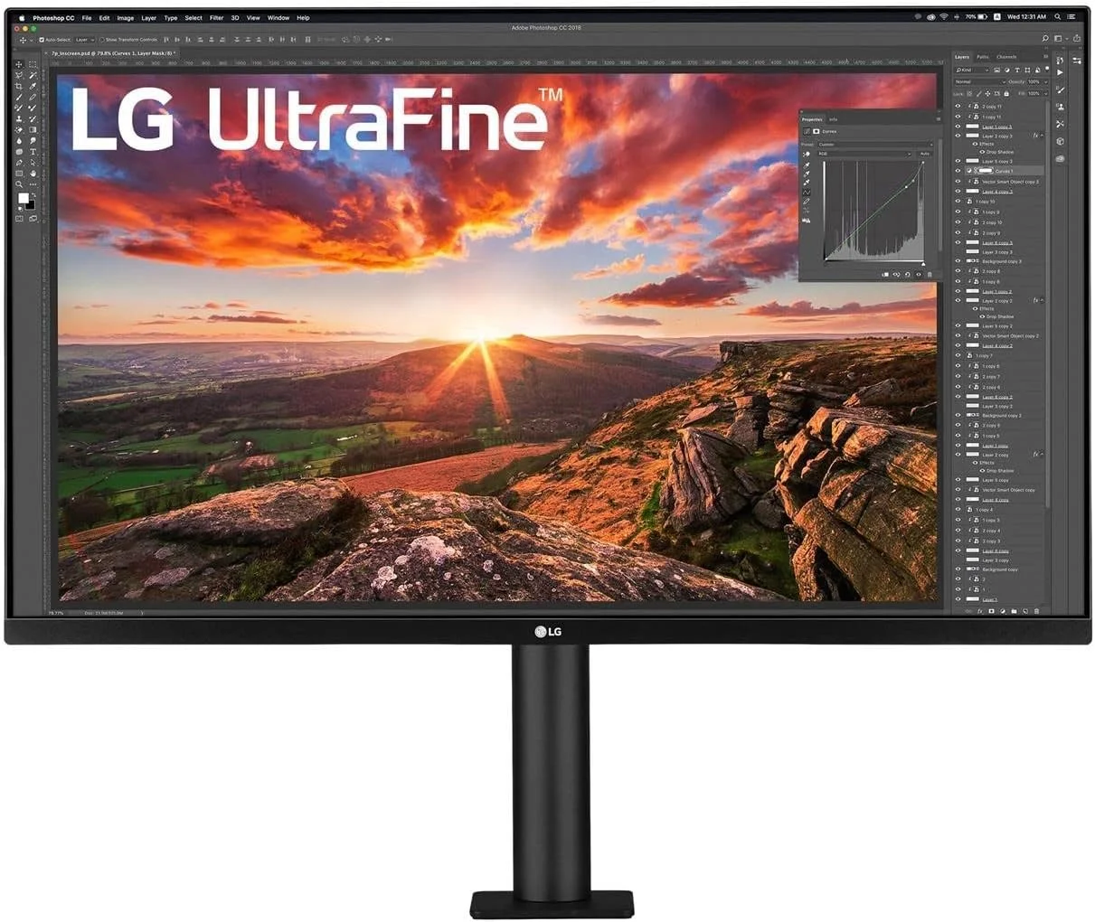 مانیتور ال ای دی LG UltraFine 32UN880-B - 32 اینچ (31.5 اینچ قابل مشاهده) - 3840 x 2160 4K @ 60 هرتز - Nano IPS - 350 cd/m² - 1000:1 - HDR10 - 5 میلی‌ثانیه - 2xHDMI, DisplayPort, USB-C - بلندگوها - مشکی مات