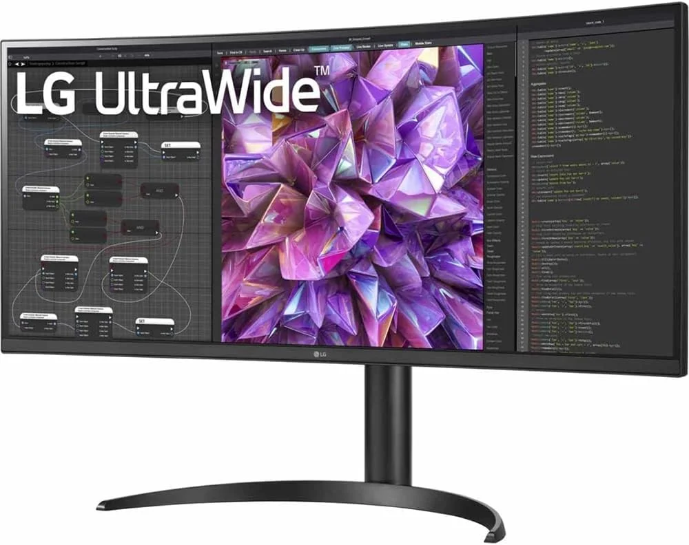 مانیتور خمیده فوق عریض 34 اینچی LG مدل 34WQ75C-B.AUS با رزولوشن QHD IPS HDR 10، دارای KVM داخلی، پورت USB Type-C™ و LAN (RJ-45) مانیتور خمیده فوق عریض 34 اینچی LG مدل 34WQ75C-B.AUS با رزولوشن QHD IPS HDR 10، دارای KVM داخلی، پورت USB Type-C™ و LAN (RJ-45)