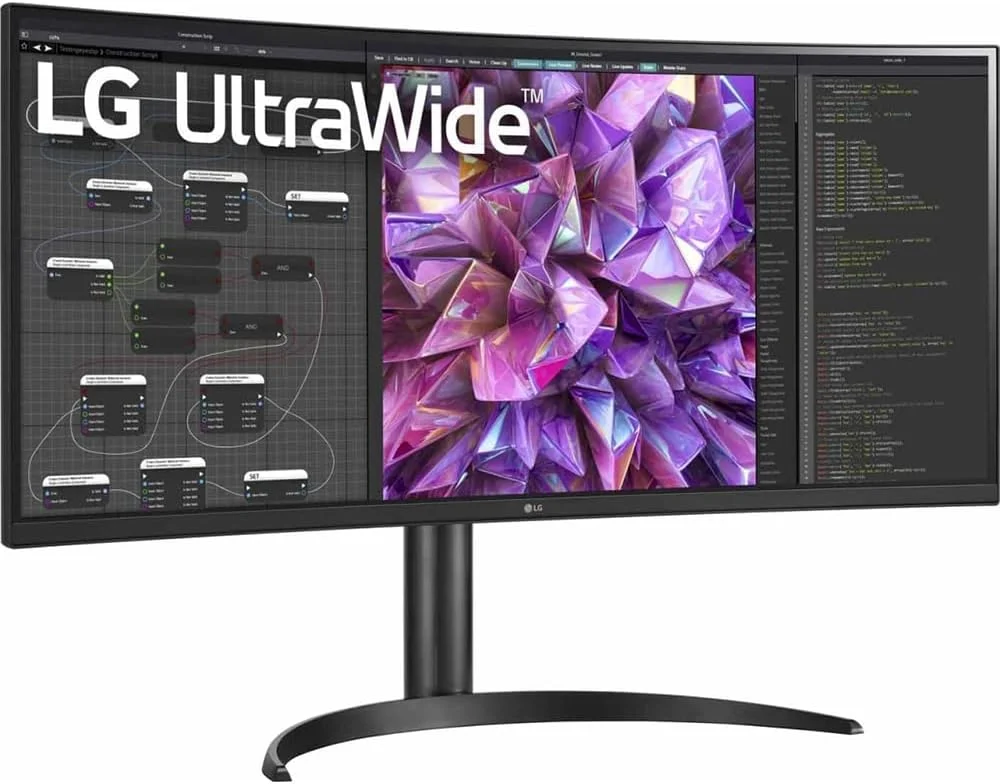 مانیتور خمیده فوق عریض 34 اینچی LG مدل 34WQ75C-B.AUS با رزولوشن QHD IPS HDR 10، دارای KVM داخلی، پورت USB Type-C™ و LAN (RJ-45) مانیتور خمیده فوق عریض 34 اینچی LG مدل 34WQ75C-B.AUS با رزولوشن QHD IPS HDR 10، دارای KVM داخلی، پورت USB Type-C™ و LAN (RJ-45)