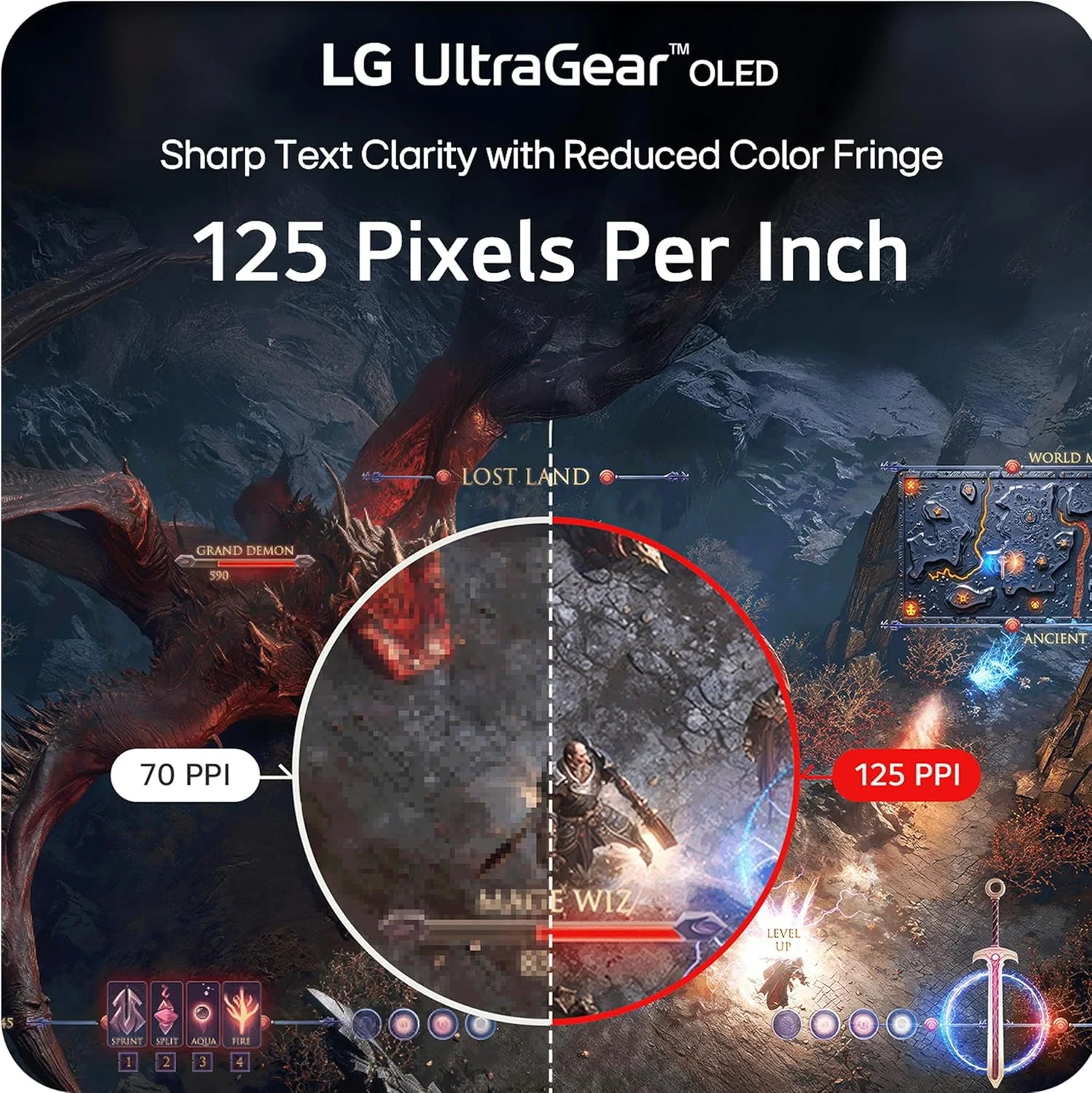 مانیتور گیمینگ هوشمند خمیده اولد LG 45GX90SA-B UltraGear 45 اینچ WQHD (3440x1440) با webOS، نرخ نوسازی 240 هرتز، زمان پاسخگویی 0.03 میلی‌ثانیه، سازگار با NVIDIA G-SYNC، دارای DisplayHDR True Black 400، خروجی هدفون و USB-C