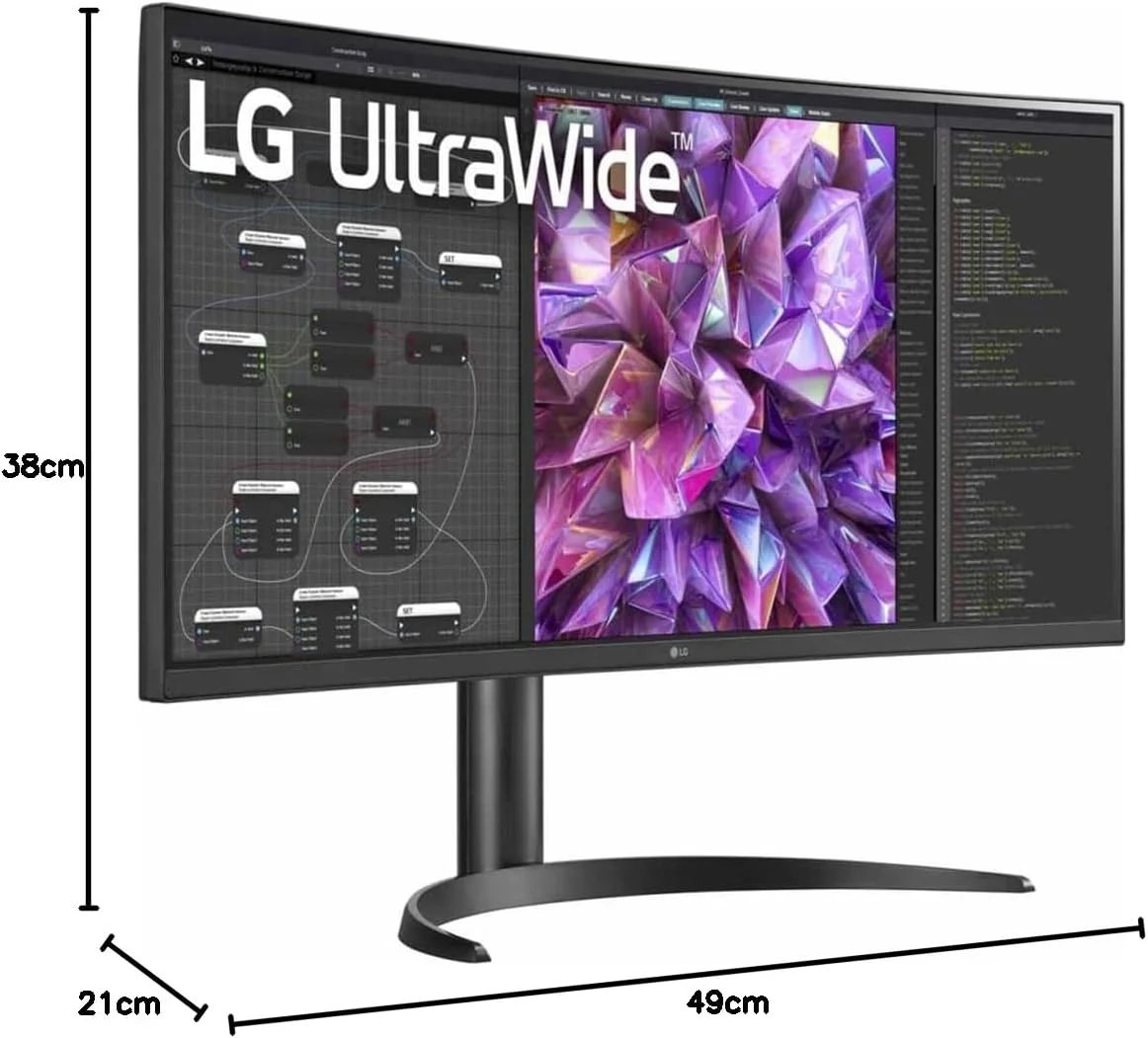 مانیتور خمیده فوق عریض 34 اینچی LG مدل 34WQ75C-B.AUS با رزولوشن QHD IPS HDR 10، دارای KVM داخلی، پورت USB Type-C™ و LAN (RJ-45) مانیتور خمیده فوق عریض 34 اینچی LG مدل 34WQ75C-B.AUS با رزولوشن QHD IPS HDR 10، دارای KVM داخلی، پورت USB Type-C™ و LAN (RJ-45)