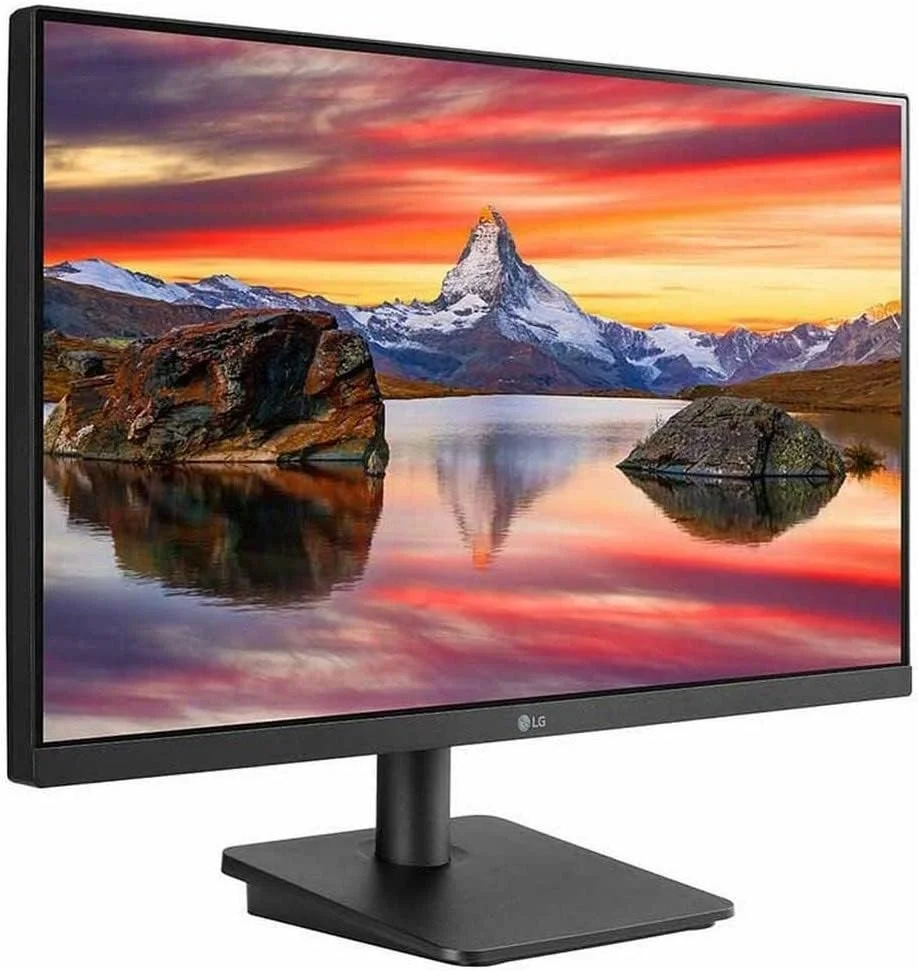 مانیتور ال جی الکترونیکس فول اچ دی 24MP400، 24 اینچ، 1080p، 75 هرتز، 5 میلی‌ثانیه، نمایشگر IPS، AMD FreeSync، صرفه‌جویی در انرژی، HDMI، VGA، ضد تابش نور، قابلیت تنظیم شیب، طراحی تقریباً بدون حاشیه