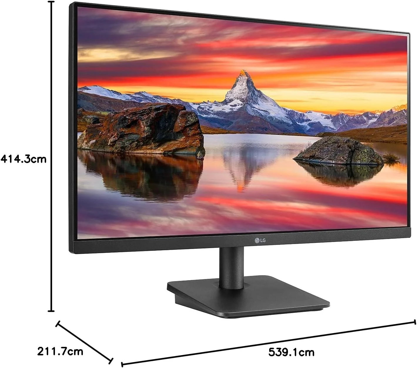 مانیتور ال جی الکترونیکس فول اچ دی 24MP400، 24 اینچ، 1080p، 75 هرتز، 5 میلی‌ثانیه، نمایشگر IPS، AMD FreeSync، صرفه‌جویی در انرژی، HDMI، VGA، ضد تابش نور، قابلیت تنظیم شیب، طراحی تقریباً بدون حاشیه