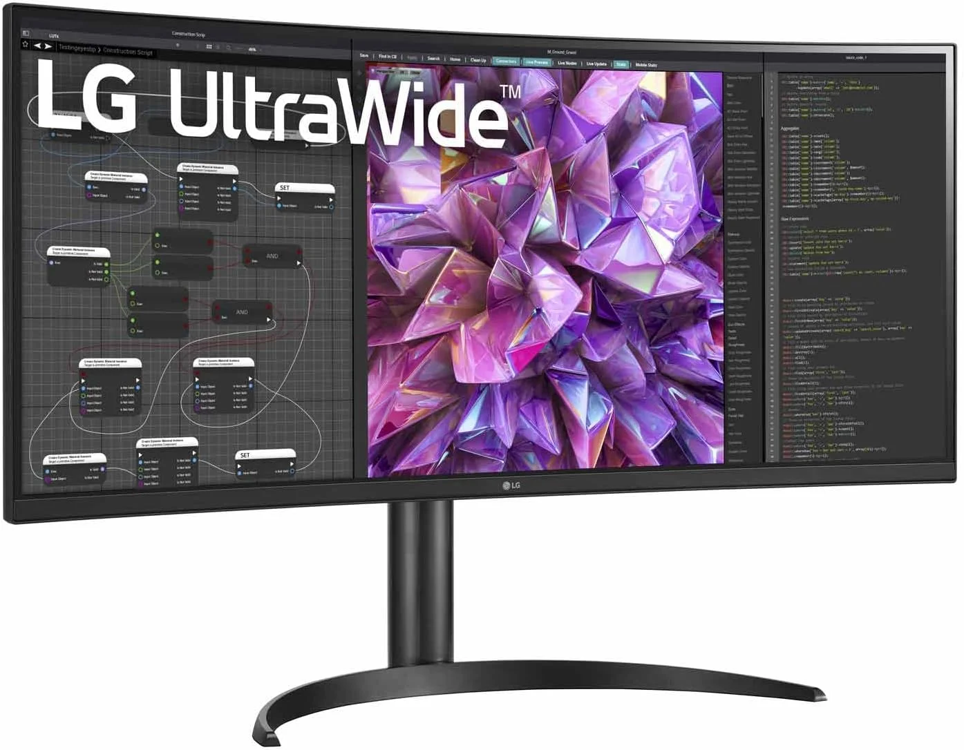 مانیتور خمیده فوق عریض الجی 34WQ75C، 34 اینچ، 21:9 QHD 1440p، نمایشگر IPS، پوشش 99% sRGB (Typ.)، HDR 10، ویژگیهای محافظت از چشم، USB Type-C، RJ45 LAN، HDMI، DisplayPort، بلندگوهای استریو 7 واتی، طراحی ارگونومیک مانیتور خمیده فوق عریض الجی 34WQ75C، 34 اینچ، 21:9 QHD 1440p، نمایشگر IPS، پوشش 99% sRGB (Typ.)، HDR 10، ویژگیهای محافظت از چشم، USB Type-C، RJ45 LAN، HDMI، DisplayPort، بلندگوهای استریو 7 واتی، طراحی ارگونومیک