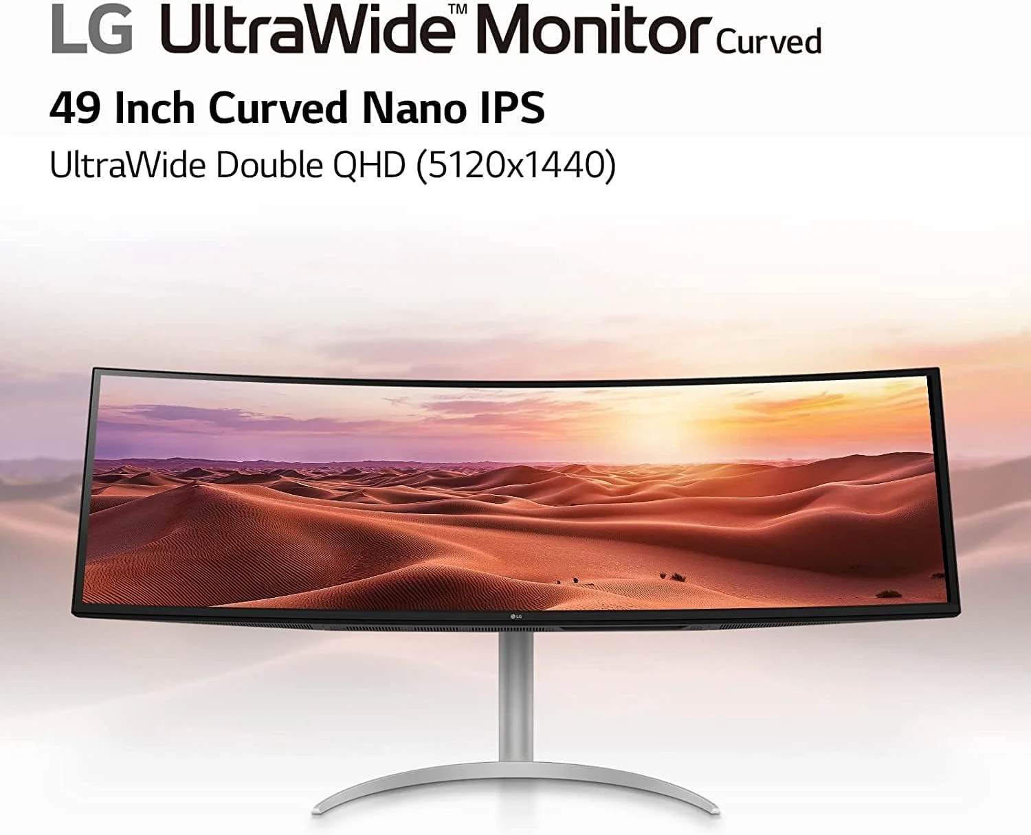 مانیتور فوق عریض الجی (49WQ95C) - صفحه نمایش 49 اینچی 32:9 Nano IPS، DQHD (5120x1440p) با نرخ 144 هرتز، DCI-P3 98٪، Display HDR™400، خمیده مانیتور فوق عریض الجی (49WQ95C) - صفحه نمایش 49 اینچی 32:9 Nano IPS، DQHD (5120x1440p) با نرخ 144 هرتز، DCI-P3 98٪، Display HDR™400، خمیده