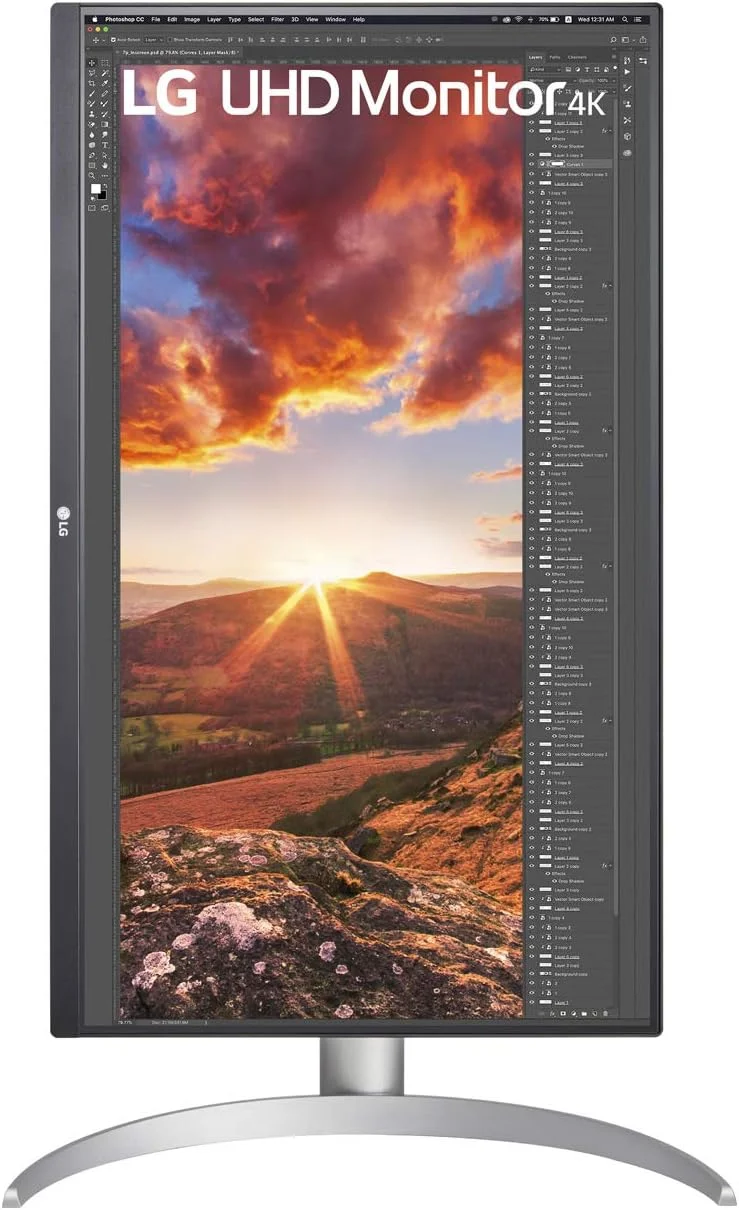 مانیتور 27 اینچی 4K UHD IPS الجی مدل 27UP850-W.AED با HDMI/DP/USB-C، زمان پاسخگویی 5 میلیثانیه، FreeSync و HDR مانیتور 27 اینچی 4K UHD IPS الجی مدل 27UP850-W.AED با HDMI/DP/USB-C، زمان پاسخگویی 5 میلیثانیه، FreeSync و HDR
