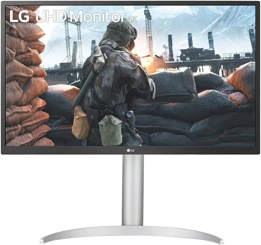 مانیتور 27 اینچی ال جی مدل 27UP550 با کیفیت 4K UHD IPS، پوشش 98% sRGB، HDR10 و AMD FreeSync