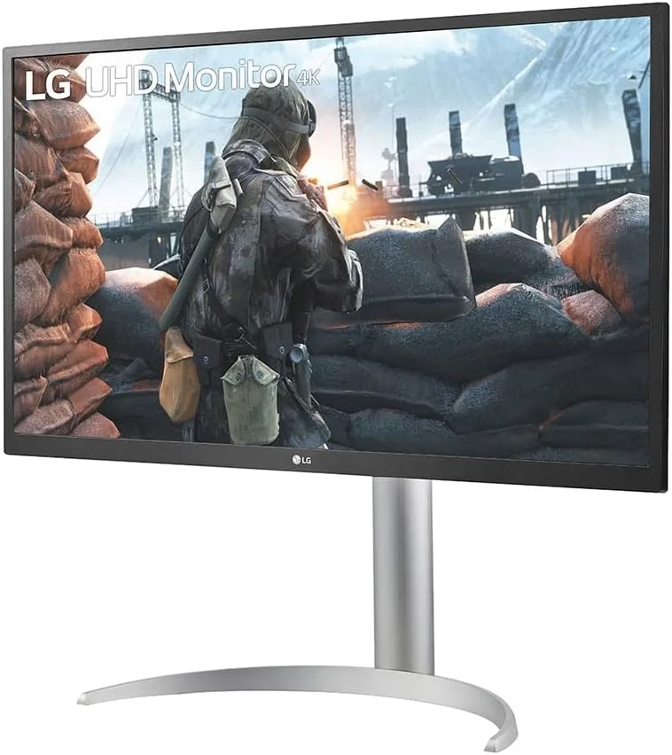 مانیتور 27 اینچی ال جی مدل 27UP550 با کیفیت 4K UHD IPS، پوشش 98% sRGB، HDR10 و AMD FreeSync