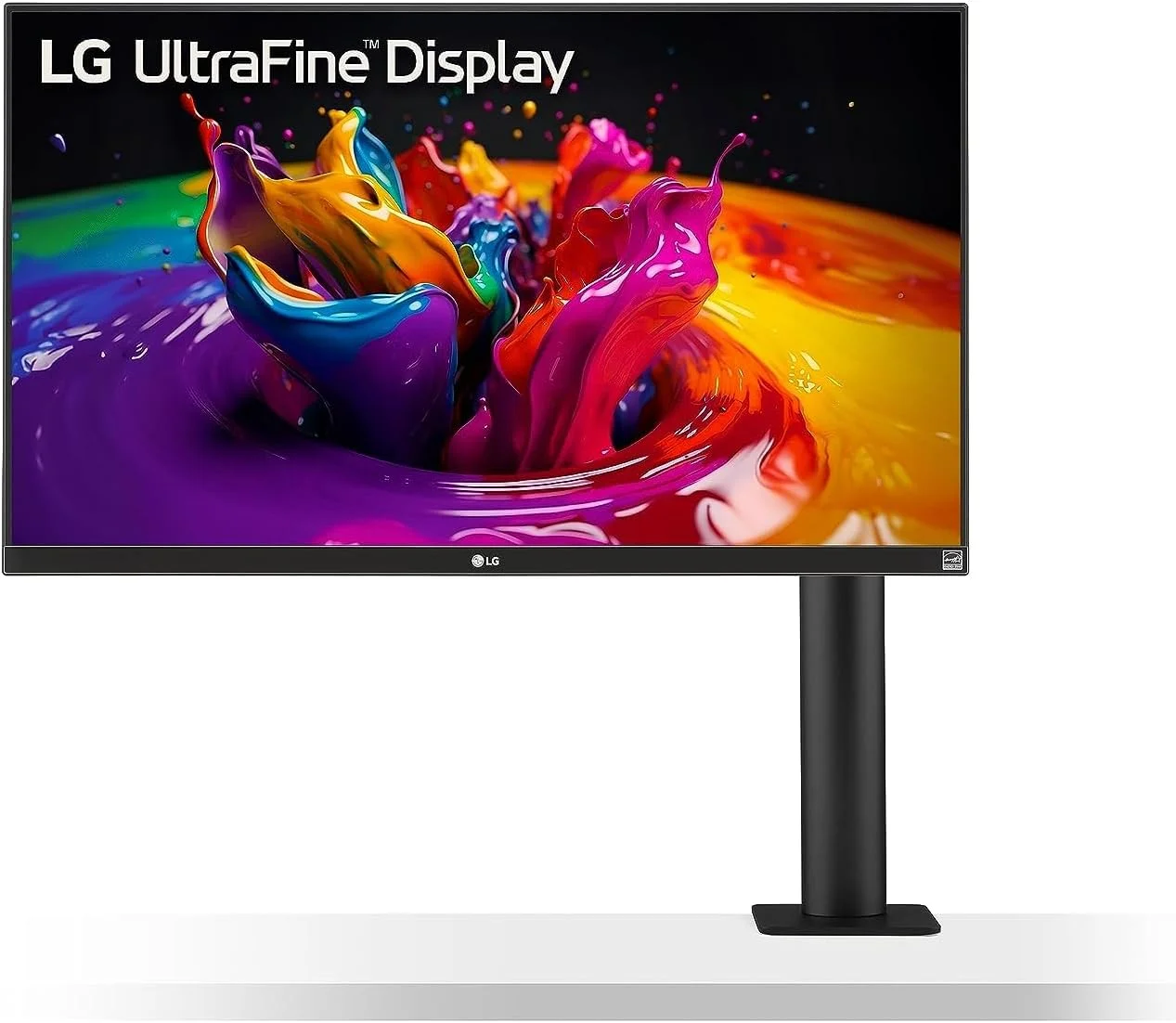 مانیتور 32 اینچی 4K-UHD ال جی Ultrafine Display Ergo (3840 x 2160) HDR 10، DCI-P3 90%، بلندگوی داخلی (5W x 2)، قابلیت تنظیم شیب/ارتفاع/چرخش/محور/گسترش/جمع شدن، Display Port- 32UN880 (مشکی)