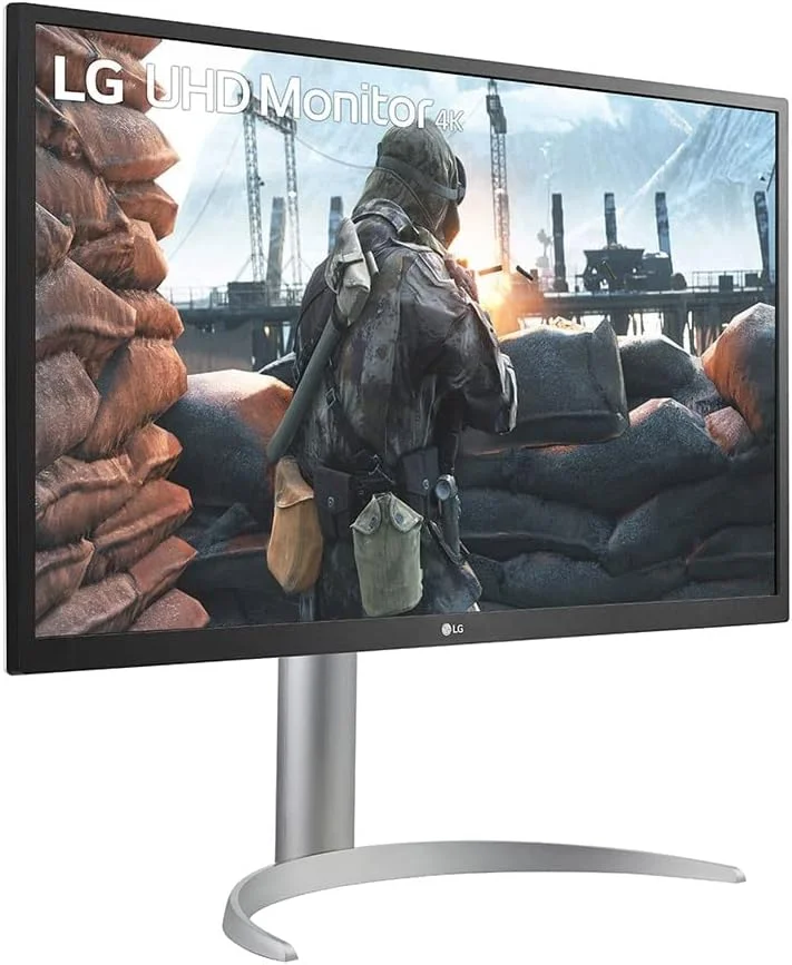 مانیتور 27 اینچی ال جی مدل 27UP550 با کیفیت 4K UHD IPS، پوشش 98% sRGB، HDR10 و AMD FreeSync