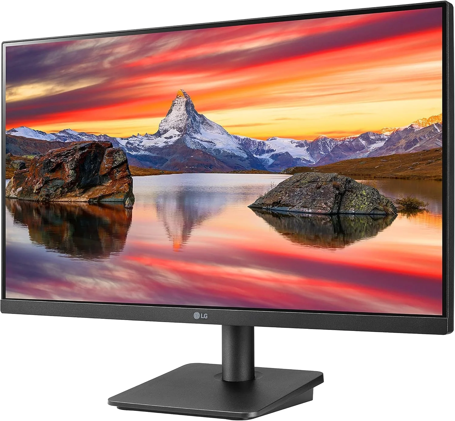 مانیتور 24 اینچی ال‌جی مدل 24MP400-B با کیفیت Full HD (1920x1080)، پنل IPS، طراحی تقریبا بدون حاشیه در 3 طرف، AMD FreeSync و OnScreen Control - مشکی