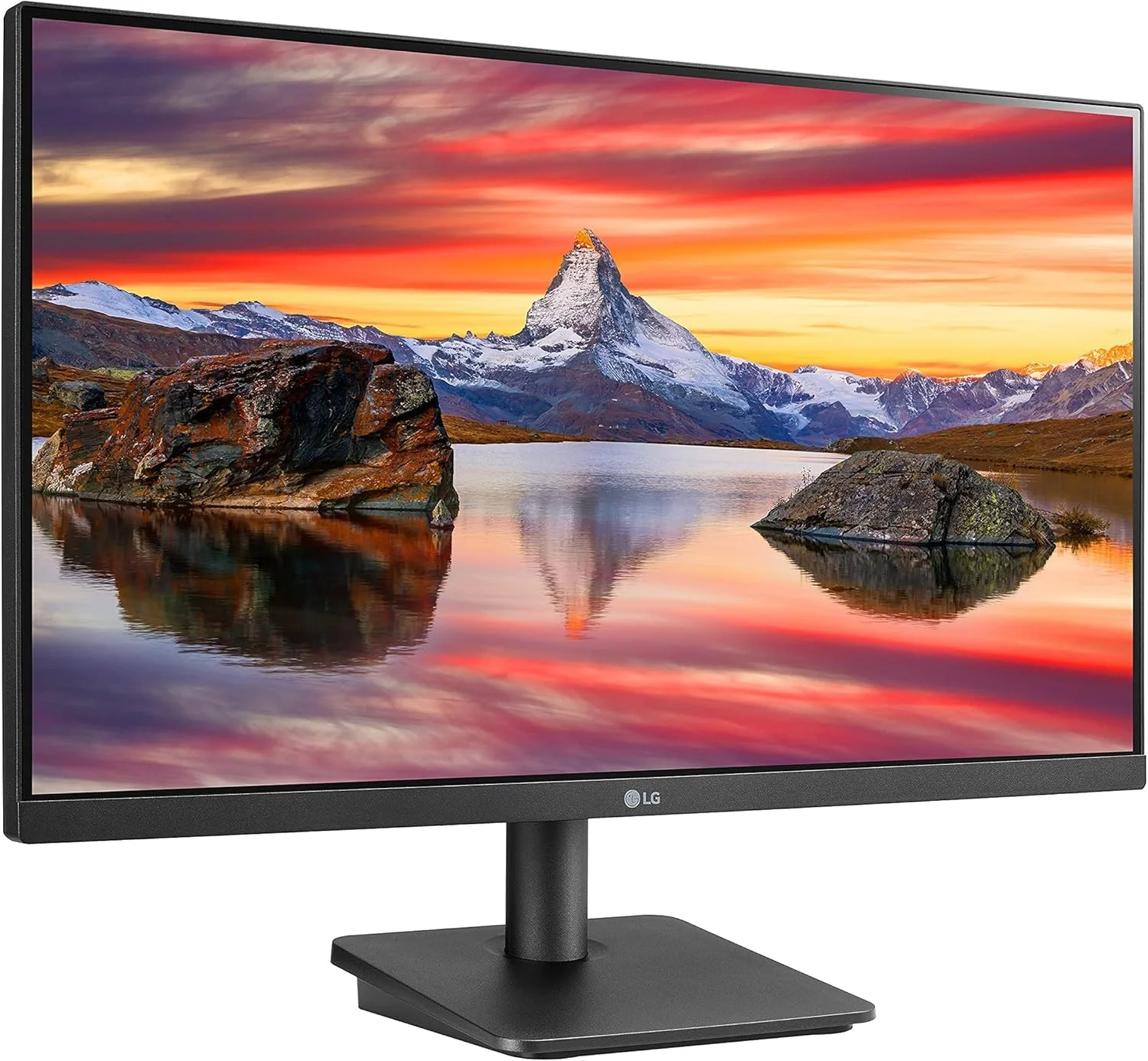 مانیتور 24 اینچی ال‌جی مدل 24MP400-B با کیفیت Full HD (1920x1080)، پنل IPS، طراحی تقریبا بدون حاشیه در 3 طرف، AMD FreeSync و OnScreen Control - مشکی