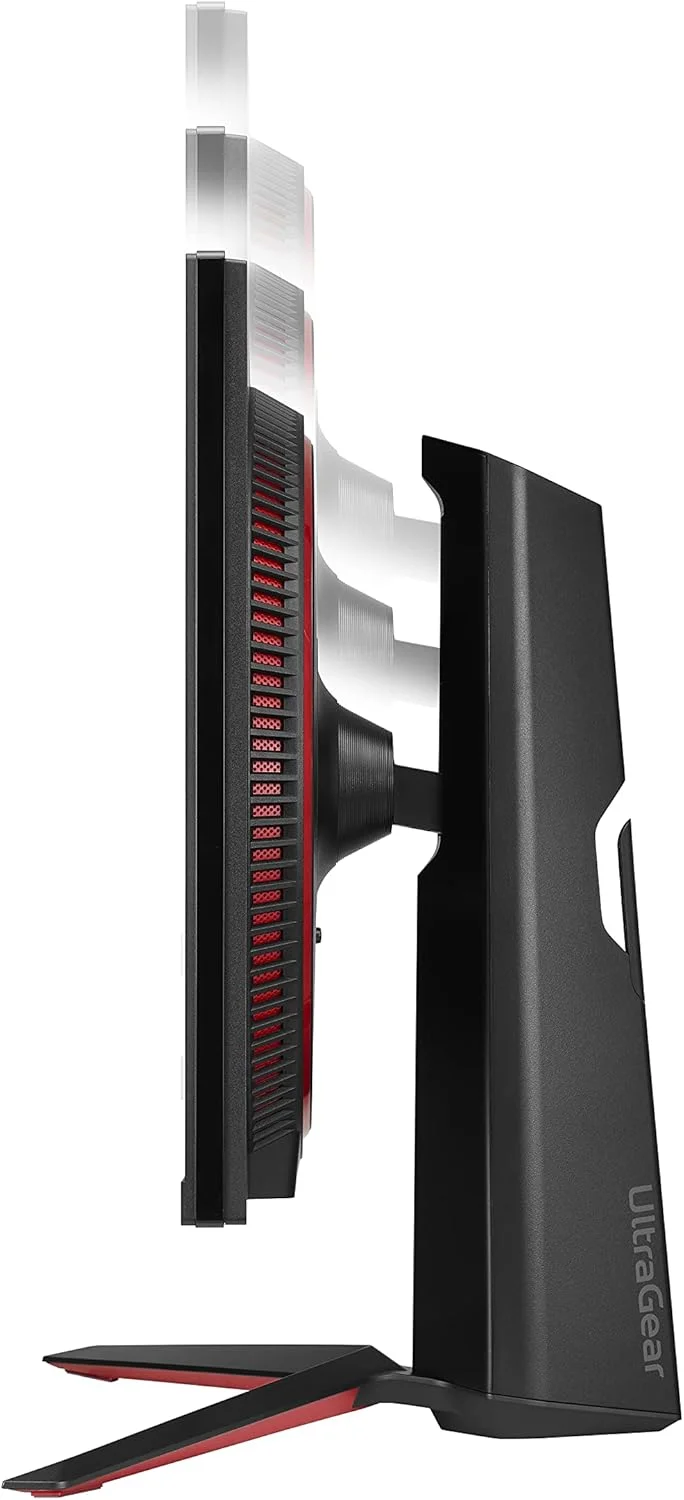 مانیتور گیمینگ 27 اینچی LG 27GP750-B Ultragear FHD (1920 x 1080) IPS با زمان پاسخگویی 1 میلی‌ثانیه و نرخ تازه‌سازی 240 هرتز، سازگار با NVIDIA G-SYNC و AMD FreeSync Premium، حاشیه نازک، قابلیت تنظیم شیب/ارتفاع/چرخش