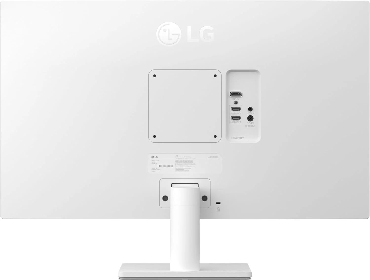 مانیتور 27 اینچی 4K UHD ال‌جی مدل 27US500-W Ultrafine (3840x2160) HDR10 IPS طراحی بدون حاشیه حالت Reader Flicker Safe Switch App HDMI DisplayPort - سفید