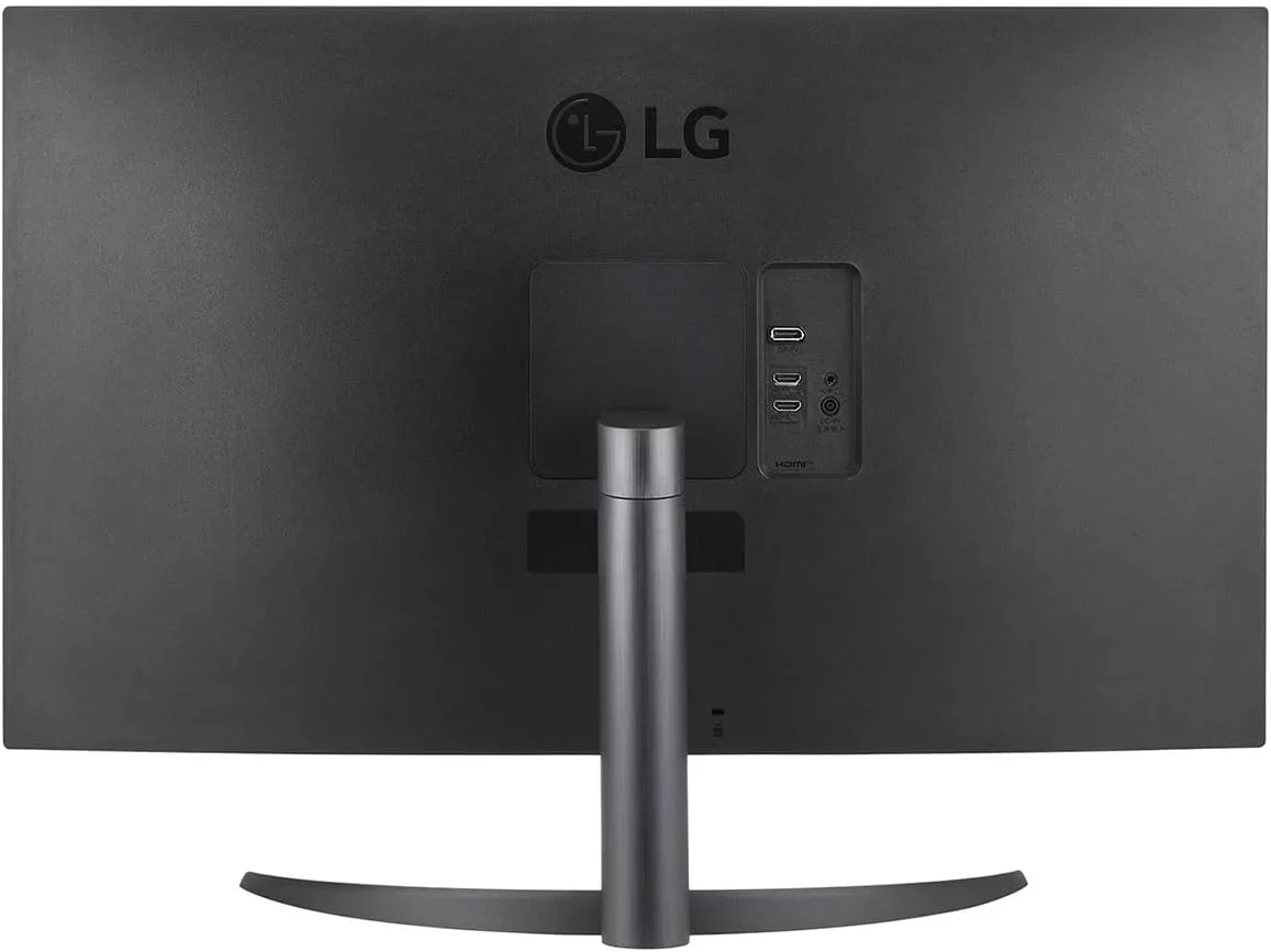 مانیتور 32 اینچی UHD 4K HDR ال‌جی مدل 32UR500 با پورت HDMI، DisplayPort، بلندگو و پایه قابل تنظیم شیب - مشکی