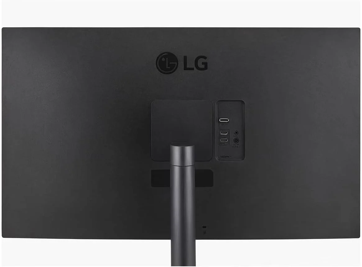 مانیتور 32 اینچی UHD 4K HDR ال‌جی مدل 32UR500 با پورت HDMI، DisplayPort، بلندگو و پایه قابل تنظیم شیب - مشکی