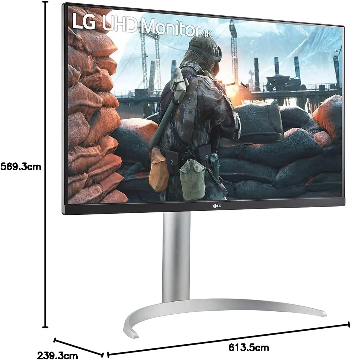 مانیتور 27 اینچی الجی UHD مدل 27UP650 - IPS 4K 3840x2160، پوشش 95% DCI-P3، VESA DisplayHDR 400، AMD FreeSync مانیتور 27 اینچی الجی UHD مدل 27UP650 - IPS 4K 3840x2160، پوشش 95% DCI-P3، VESA DisplayHDR 400، AMD FreeSync