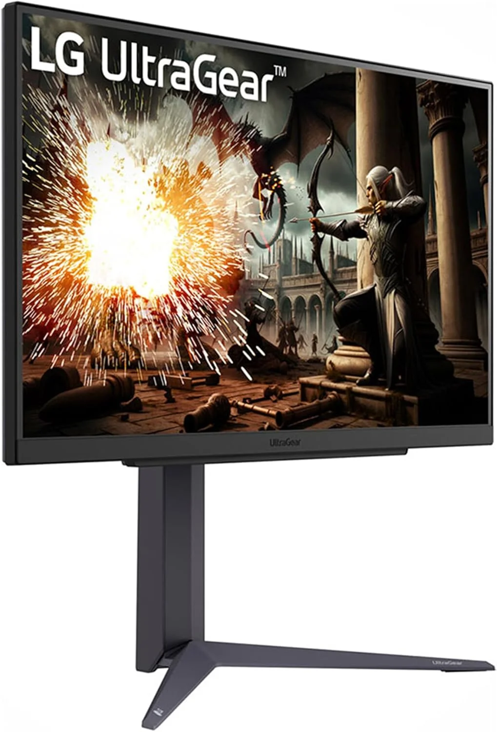 مانیتور گیمینگ ال جی الکترونیکس مدل 27GR75Q-B Ultragear سایز 27 اینچ (68.5 سانتی متر)، 2560x1440، 16:9، WQHD 1440p، پوشش 99% sRGB، HDR10، نرخ تازه سازی 165 هرتز، زمان پاسخگویی 1 میلی ثانیه GtG - مشکی