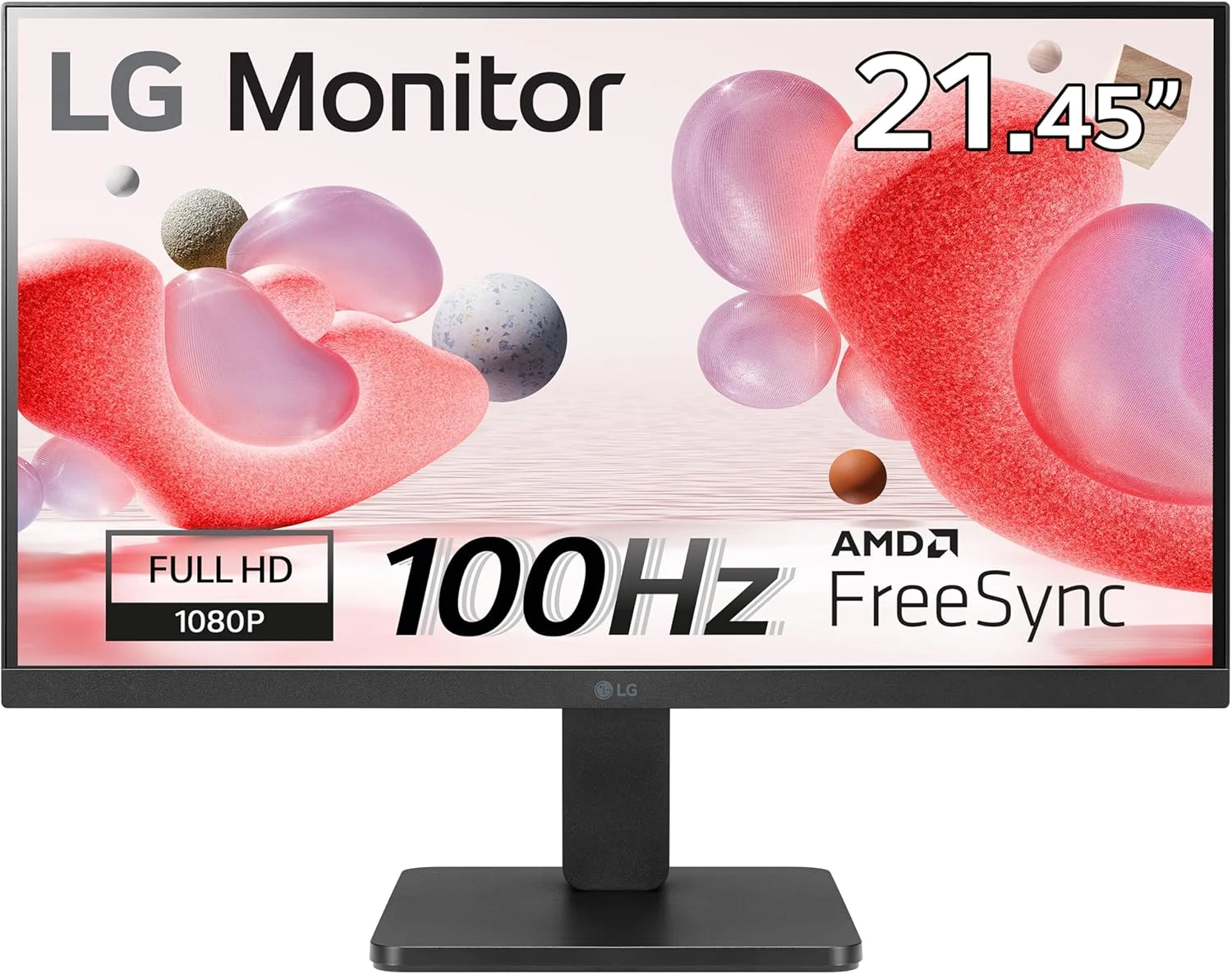 مانیتور کامپیوتر ال جی مدل 22MR410-B سایز 54.6 سانتی متر [21.4 اینچ] رزولوشن 1920x1080 پیکسل فول اچ دی مشکی (مانیتور 22 اینچ FHD VA 100HZ - 1920X1080 16:9 5MS 3000:1 HDMI/V)
