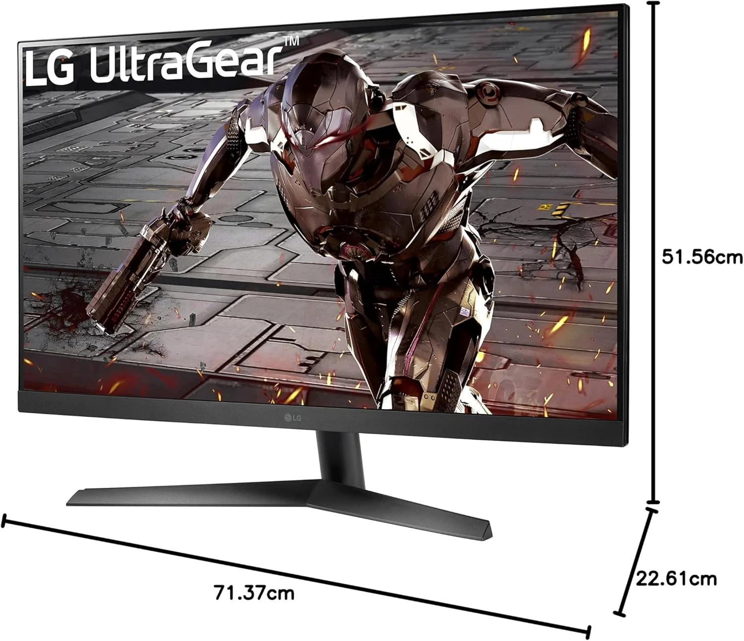 مانیتور گیمینگ 32 اینچی LG UltraGear FHD مدل 32GN50R، VA 5ms (GtG) با سازگاری HDR 10، NVIDIA G-SYNC و AMD FreeSync Premium، 165 هرتز، مشکی