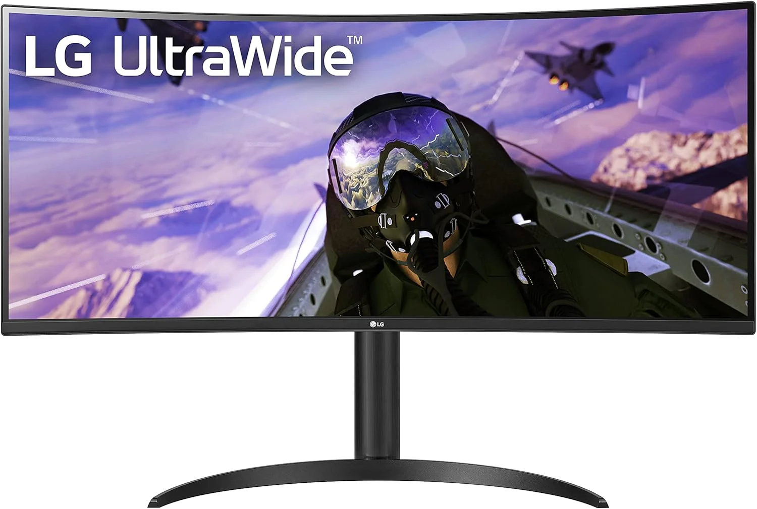 مانیتور فوق عریض 34 اینچی LG 34WP65C - QHD، 3440 x 1440P، IPS، HDR10، خمیده، طراحی ارگونومیک، AMD FreeSync™، ویژگی های گیمینگ، مشکی (بازسازی شده)