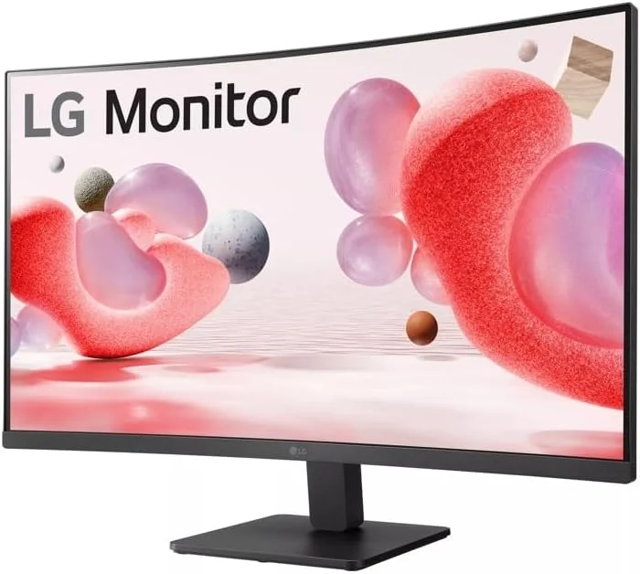 مانیتور ال‌جی 32MR50C-B سایز 32 اینچ [32] با رزولوشن 1920x1080 پیکسل Full HD مشکی (مانیتور خمیده 32 اینچ FHD VA با نرخ تازه‌سازی 100 هرتز - 1920X1080 16:9 5MS 3000:1 HDMI/V)