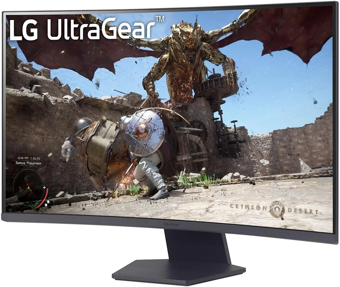 مانیتور کامپیوتر الجی 32GS60QC-B، 80 سانتیمتر (31.5 اینچ)، 2560x1440 پیکسل، Quad HD LCD، مشکی (HDMI x2، DisplayPort، هدفون) مانیتور کامپیوتر الجی 32GS60QC-B، 80 سانتیمتر (31.5 اینچ)، 2560x1440 پیکسل، Quad HD LCD، مشکی (HDMI x2، DisplayPort، هدفون)