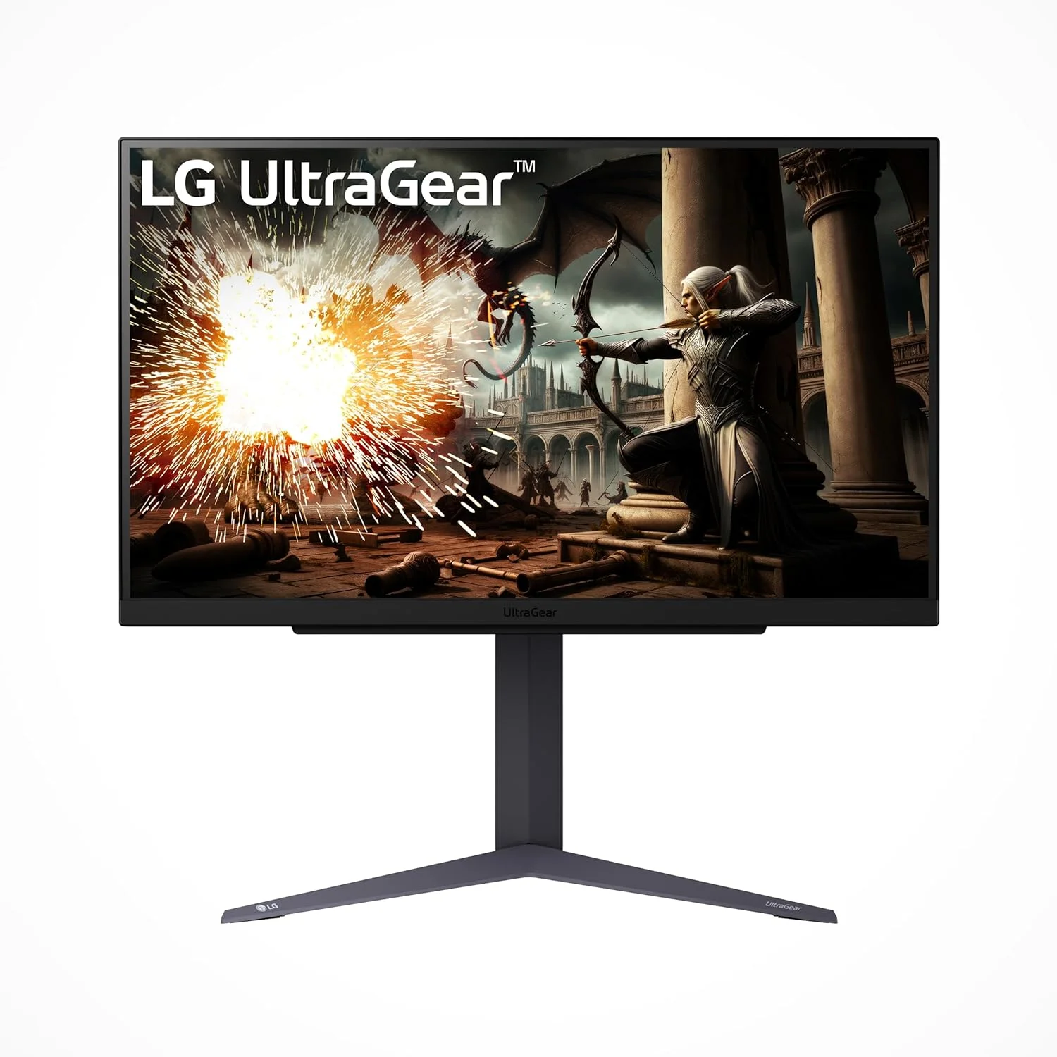 مانیتور کامپیوتر ال‌جی 27GS75Q-B، 68.6 سانتی‌متر [27 اینچ]، 2560x1440 پیکسل، Quad HD، مشکی (IPS 27IN 2560 X 1440 1MS 16:09 - HDMI X2 DISPLAYPORT HEADPHONE)