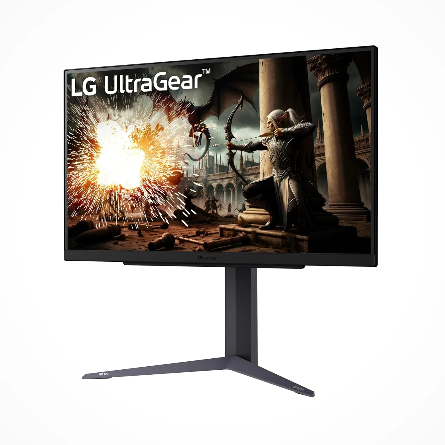 مانیتور کامپیوتر ال‌جی 27GS75Q-B، 68.6 سانتی‌متر [27 اینچ]، 2560x1440 پیکسل، Quad HD، مشکی (IPS 27IN 2560 X 1440 1MS 16:09 - HDMI X2 DISPLAYPORT HEADPHONE)