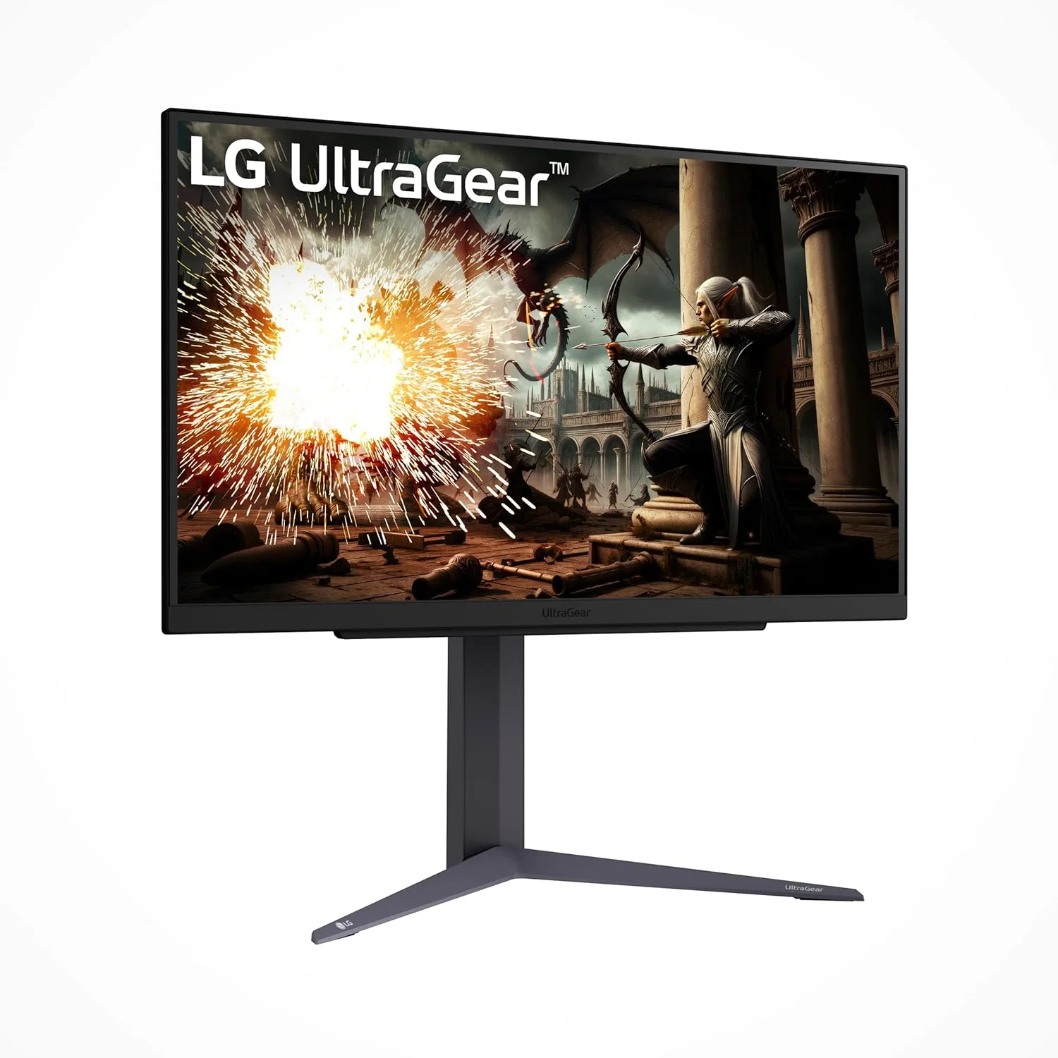 مانیتور کامپیوتر ال‌جی 27GS75Q-B، 68.6 سانتی‌متر [27 اینچ]، 2560x1440 پیکسل، Quad HD، مشکی (IPS 27IN 2560 X 1440 1MS 16:09 - HDMI X2 DISPLAYPORT HEADPHONE)