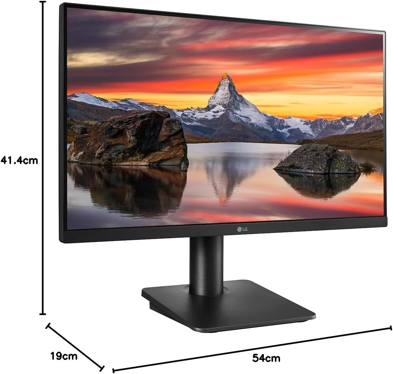 مانیتور کامپیوتر ال‌جی مدل 24MP400-B سایز 61 سانتی‌متر (24 اینچ) رزولوشن 1920x1080 پیکسل Full HD LED مشکی