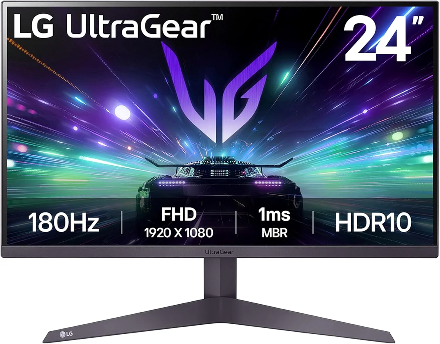 مانیتور کامپیوتر ال جی 24GS50F-B سایز 60.3 سانتی متر [23.7 اینچ] رزولوشن 1920 x 1080 پیکسل Full HD LCD مشکی (VA 24 اینچ 1920 X 1080 1MS 16:09 - HDMI X2 DISPLAYPORT HEADPHONE)