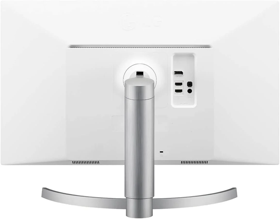 مانیتور ال ای دی 27 اینچی 4K UHD ال جی با VESA Display HDR 400، سفید نقره ای - 27UL650-W