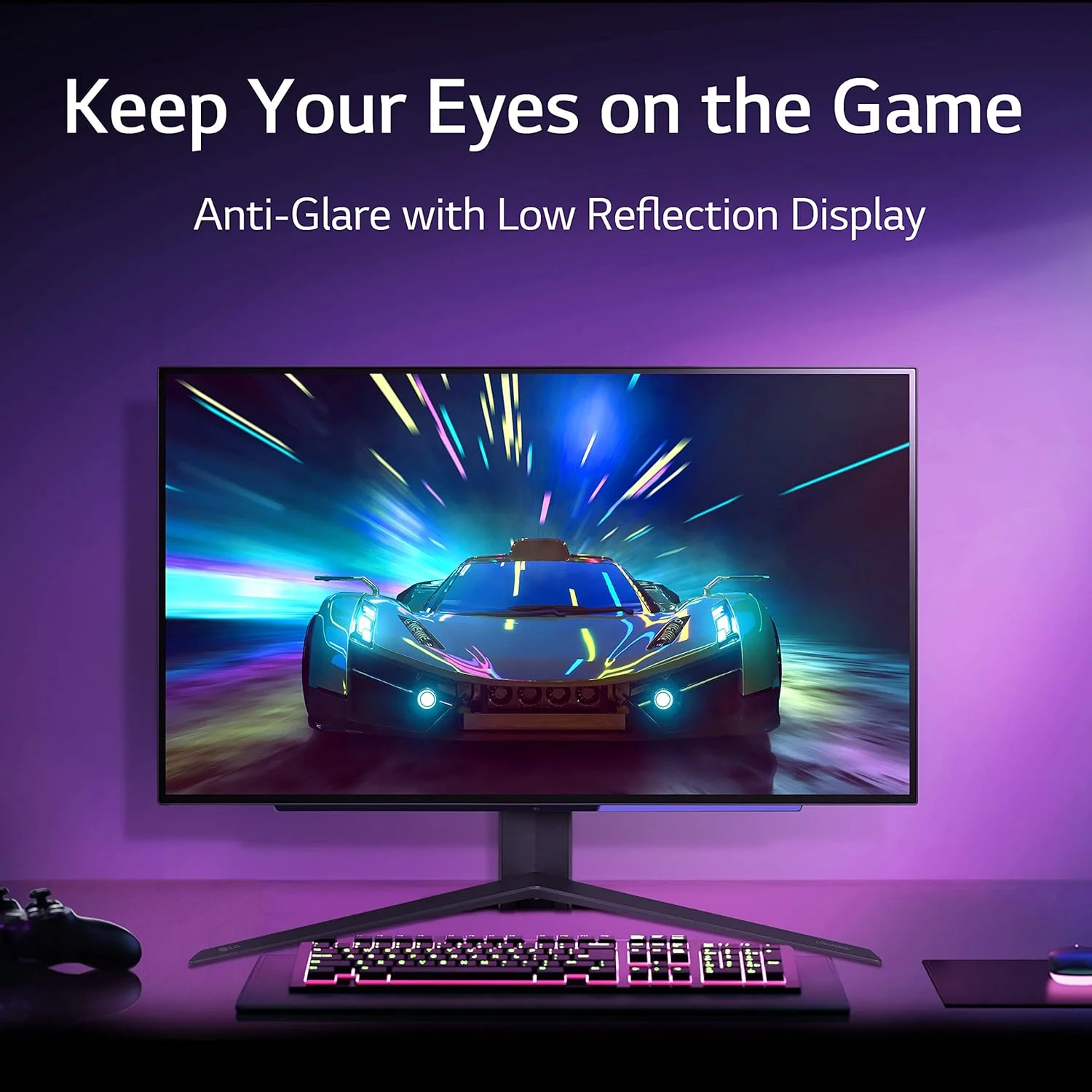 مانیتور گیمینگ 27 اینچی LG Ultragear OLED QHD با نرخ تازه سازی 240 هرتز، زمان پاسخگویی 0.03 میلی ثانیه GtG و سازگار با nVIDIA G-SYNC، مشکی (27GR95QE-B.AUS)