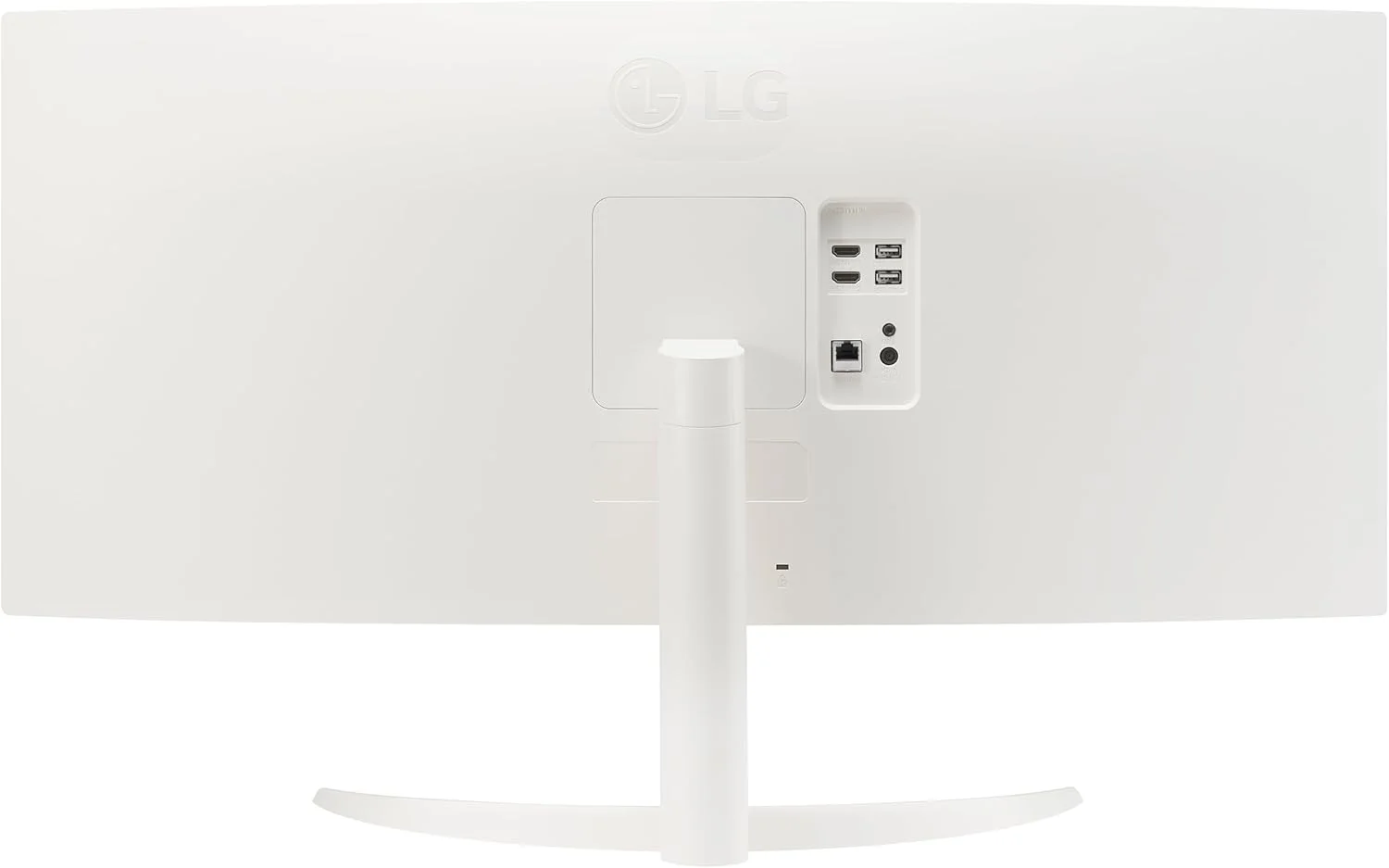 مانیتور هوشمند خمیده 34 اینچی LG مدل 34SR60QC-W با کیفیت QHD (3440x1440)، قابلیت استریم، صفحه نمایش UltraWide، سیستم عامل webOS، HDR10، نرخ نوسازی 100 هرتز، بلندگوی داخلی، AirPlay2، Screen Share، بلوتوث، برنامه ThinQ، رنگ سفید