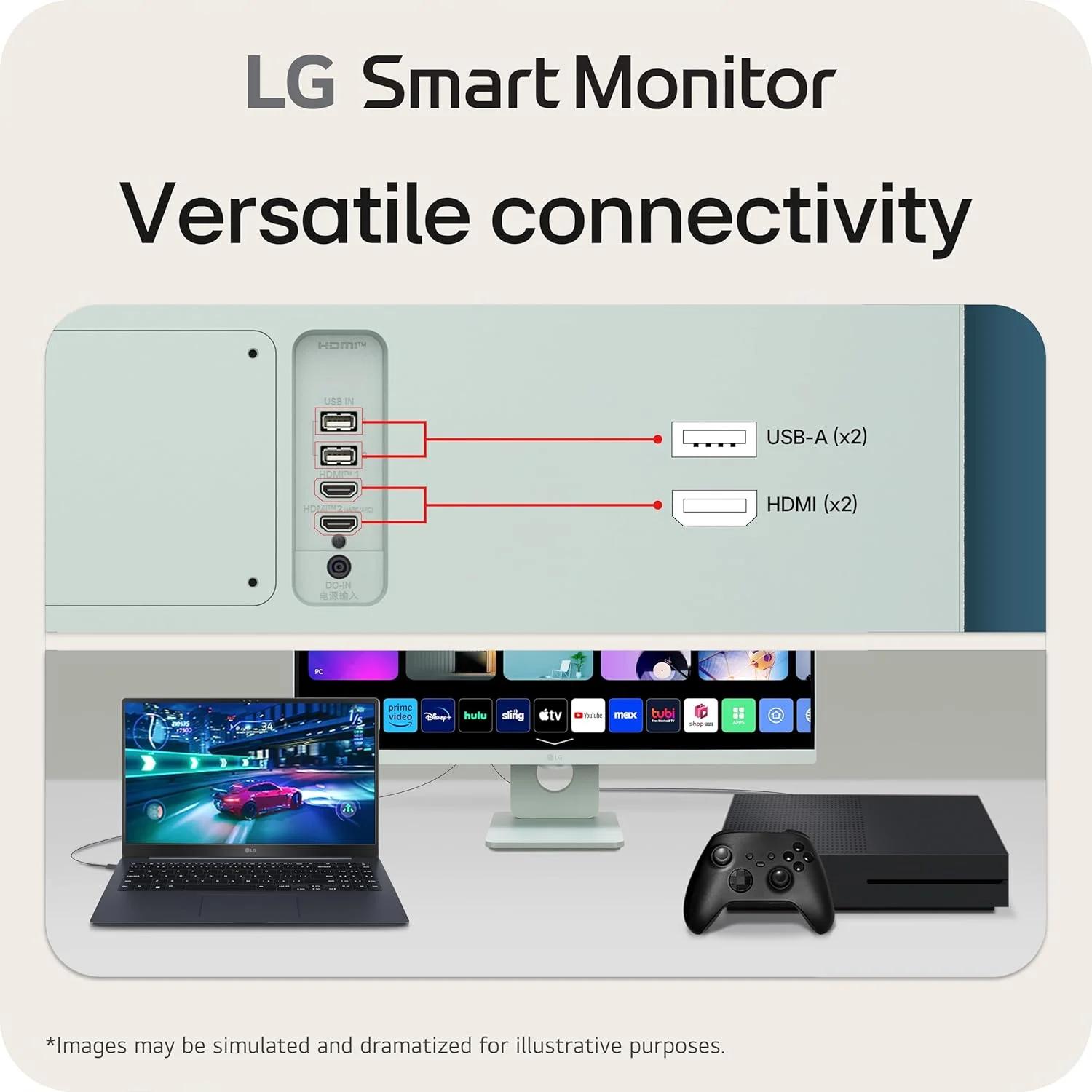 مانیتور هوشمند 32 اینچی LG مدل 32SR50F-G با کیفیت FHD (1920x1080)، پنل IPS، سیستم عامل webOS 23، HDR 10، دو بلندگوی داخلی، AirPlay 2، Screen Share، بلوتوث، برنامه ThinQ، کنترل از راه دور، سبز مانیتور هوشمند 32 اینچی LG مدل 32SR50F-G با کیفیت FHD (1920x1080)، پنل IPS، سیستم عامل webOS 23، HDR 10، دو بلندگوی داخلی، AirPlay 2، Screen Share، بلوتوث، برنامه ThinQ، کنترل از راه دور، سبز