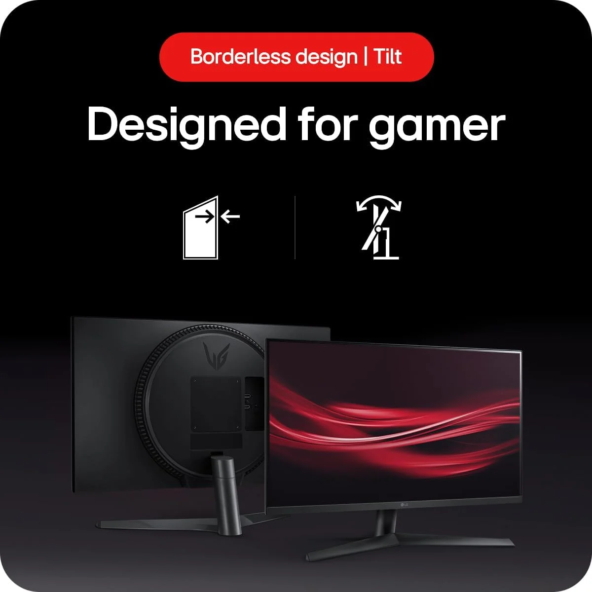 مانیتور کامپیوتر ال جی 27GS60F سایز 68.6 سانتی متر [27 اینچ] رزولوشن 1920 x 1080 پیکسل Full HD LCD مشکی