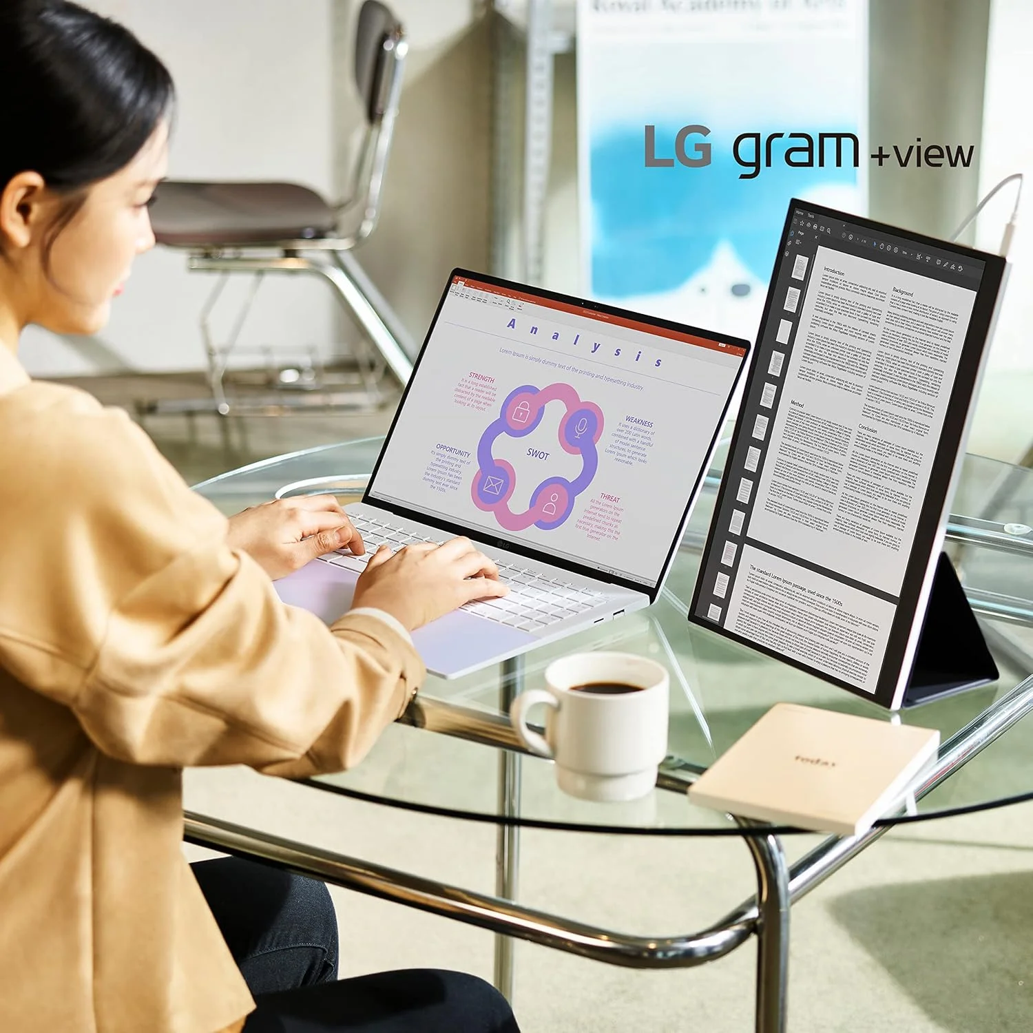 مانیتور قابل حمل 16 اینچی LG Gram +View مدل 16MR70.ASDA1 با کیفیت WQXGA مانیتور قابل حمل 16 اینچی LG Gram +View مدل 16MR70.ASDA1 با کیفیت WQXGA