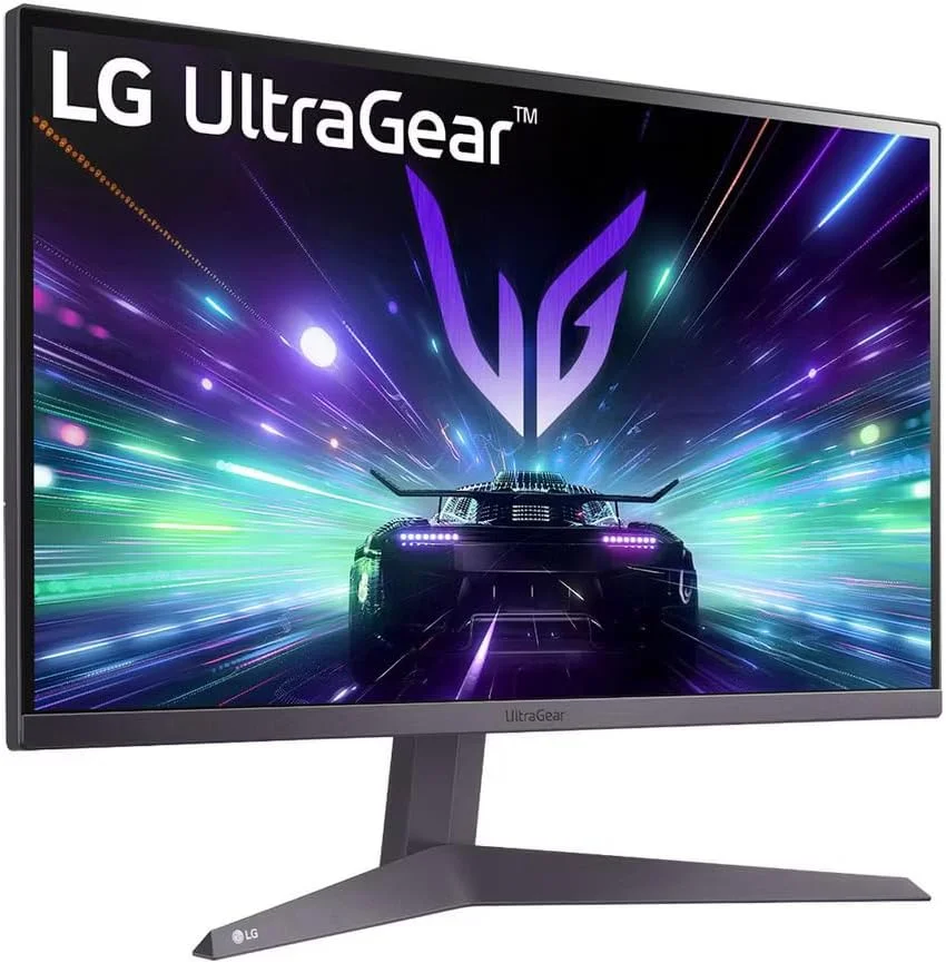مانیتور گیمینگ 24 اینچی ال‌جی UltraGear 24GS50F-B VA FHD 180Hz 1ms AMD FreeSync، دارای 2 پورت HDMI 1.4 و 1 پورت DP 1.4، مشکی، پنل VA (رزولوشن 1920x1080)