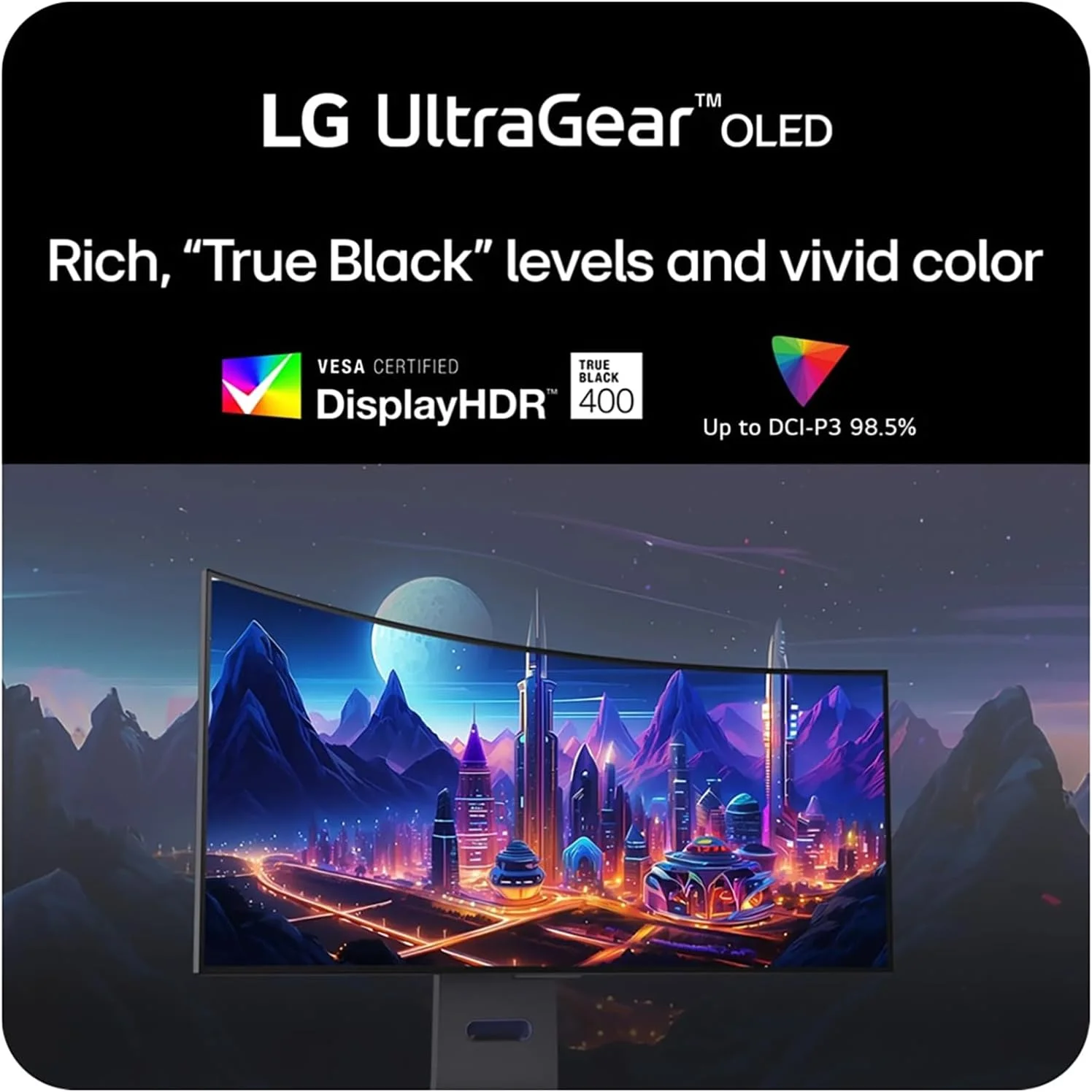 مانیتور گیمینگ خمیده 39 اینچی LG Ultragear OLED - WQHD 240Hz، 0.03ms، سازگار با NVIDIA G-Sync، انحنای 800R، USB Type-C، DisplayHDR True Black 400 مانیتور گیمینگ خمیده 39 اینچی LG Ultragear OLED - WQHD 240Hz، 0.03ms، سازگار با NVIDIA G-Sync، انحنای 800R، USB Type-C، DisplayHDR True Black 400