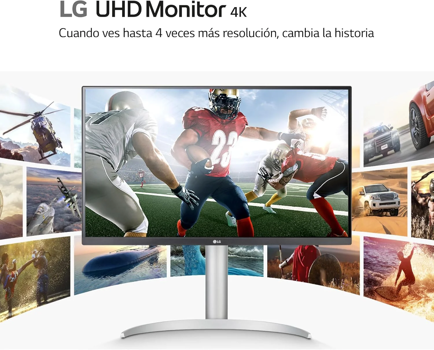 مانیتور الجی 27UP850-W سایز 27 اینچ با رزولوشن 4K، پنل IPS، زمان پاسخگویی 5 میلیثانیه، دارای پورتهای HDMI، DisplayPort، USB-C، قابلیت چرخش، اسپیکر و پایه VESA - مشکی/سفید مانیتور الجی 27UP850-W سایز 27 اینچ با رزولوشن 4K، پنل IPS، زمان پاسخگویی 5 میلیثانیه، دارای پورتهای HDMI، DisplayPort، USB-C، قابلیت چرخش، اسپیکر و پایه VESA - مشکی/سفید
