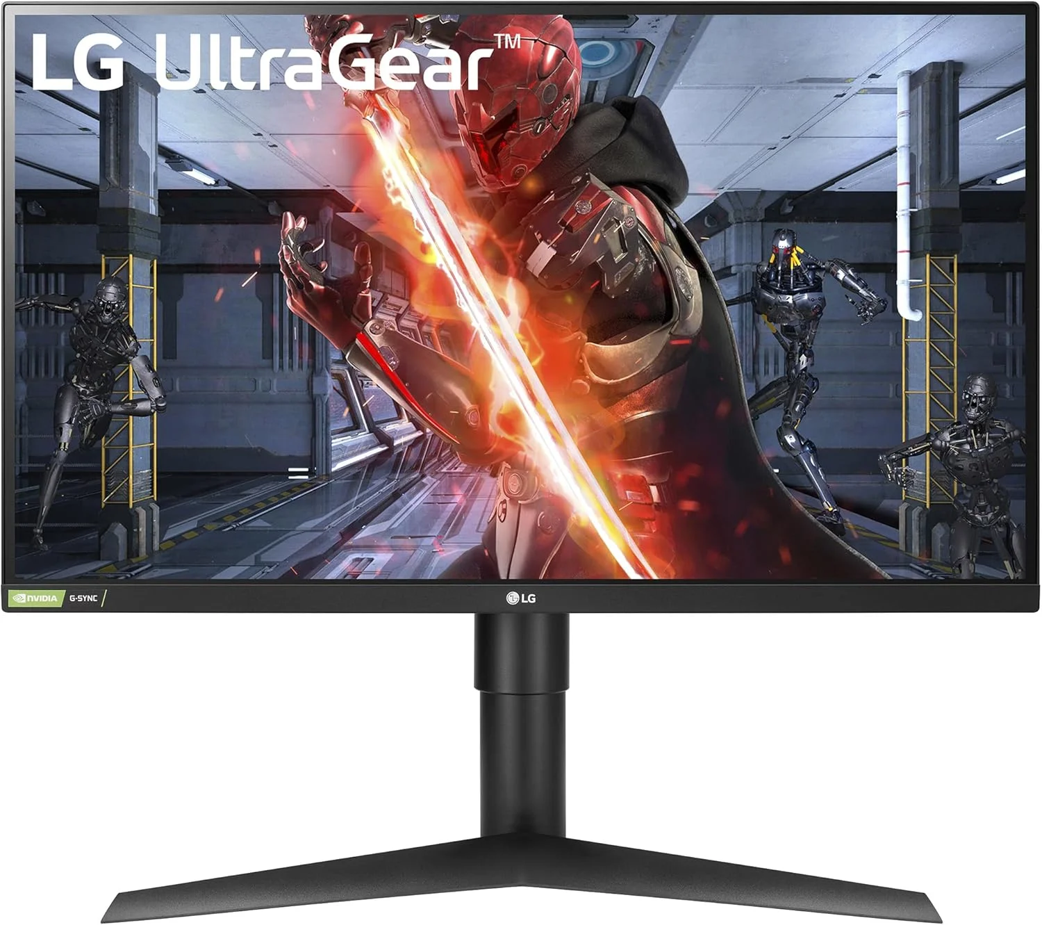 مانیتور گیمینگ 27 اینچی LG UltraGear QHD مدل 27GL83A-B - IPS 1ms (GtG)، سازگار با HDR 10، NVIDIA G-SYNC و AMD FreeSync، 144 هرتز، مشکی