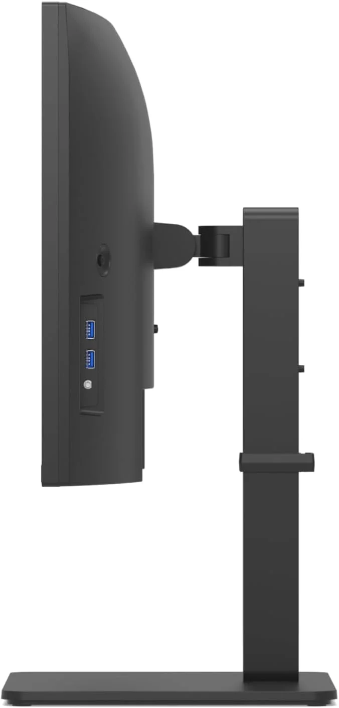 مانیتور خمیده فوق عریض 34 اینچی LG 34U65ZA-B با رزولوشن QHD (3440 x 1440) IPS، منبع تغذیه داخلی، انحنای 3800R، HDR10، HDMI، DisplayPort، USB Type-C با توان 90W PD، بلندگوی داخلی، پایه با قابلیت تنظیم ارتفاع/چرخش/شیب، مشکی