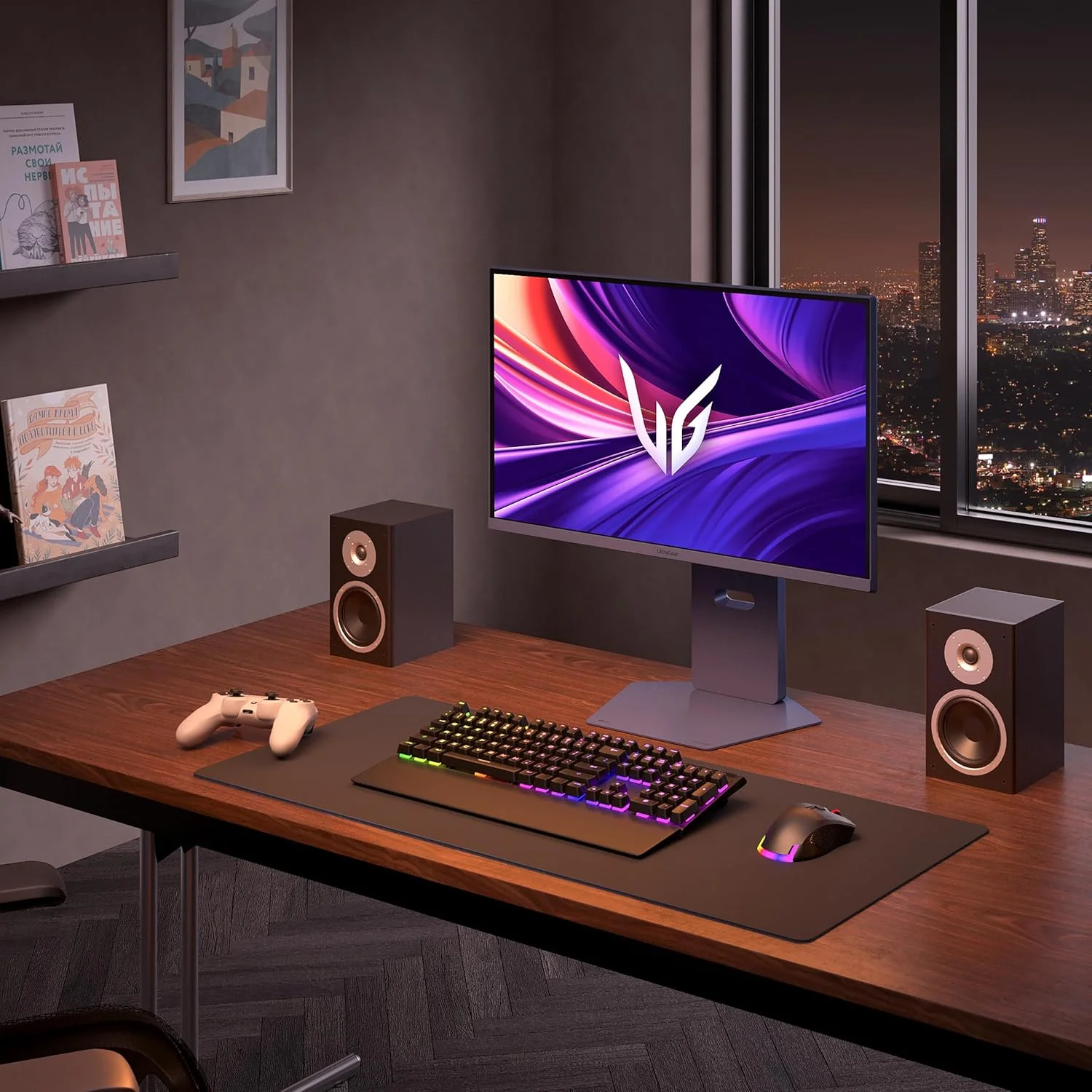 مانیتور گیمینگ 27 اینچی LG 27G850A-B Ultragear 4K UHD (3840 x 2160) IPS، دو حالته 240 هرتز، 1 میلی‌ثانیه، سازگار با NVIDIA G-Sync، AMD FreeSync Premium Pro، VESA DisplayHDR 600، HDMI، DisplayPort 2.1، مشکی