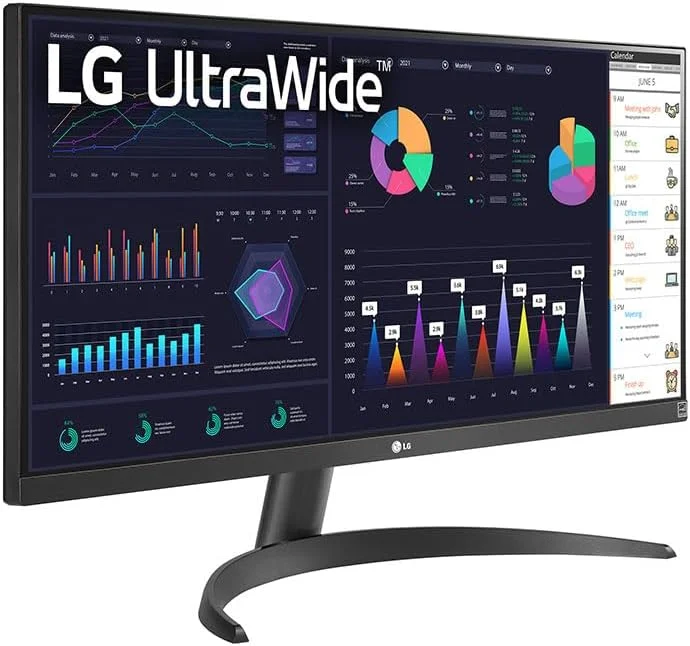 مانیتور کامپیوتر ال جی 29WQ500، 73.7 سانتی متر (29 اینچ)، 2560 x 1080 پیکسل، Full HD، LED، مشکی مانیتور کامپیوتر ال جی 29WQ500، 73.7 سانتی متر (29 اینچ)، 2560 x 1080 پیکسل، Full HD، LED، مشکی