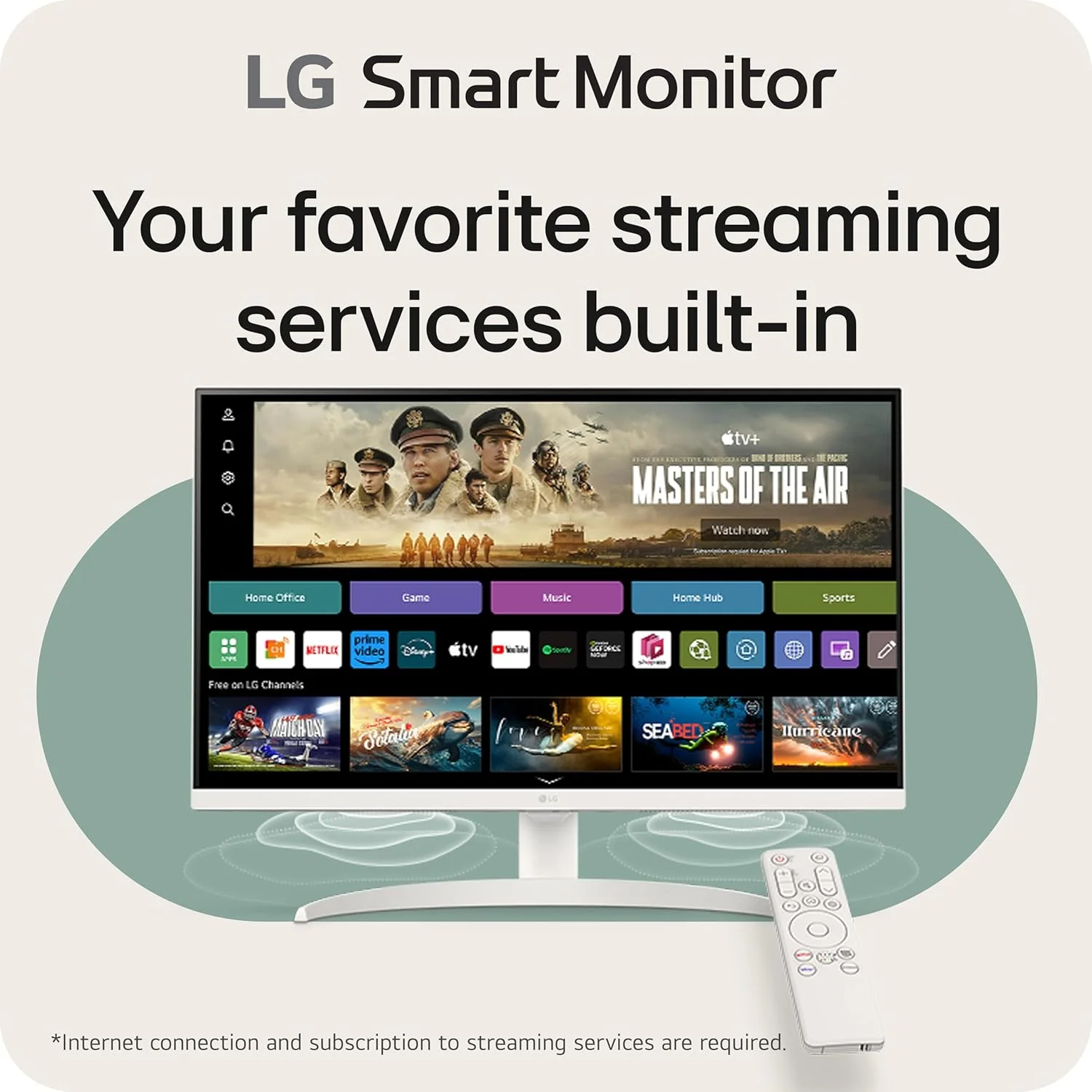 مانیتور هوشمند 27 اینچی LG مدل 27SR75U-W MyView با کیفیت 4K UHD (3840x2160) IPS HDR10، دارای USB Type-C با توان 65 وات PD، سیستم عامل webOS 23، قابلیت AirPlay، اشتراکگذاری صفحه، بلوتوث، برنامه ThinQ، بلندگوی داخلی و HDMI - سفید مانیتور هوشمند 27 اینچی LG مدل 27SR75U-W MyView با کیفیت 4K UHD (3840x2160) IPS HDR10، دارای USB Type-C با توان 65 وات PD، سیستم عامل webOS 23، قابلیت AirPlay، اشتراکگذاری صفحه، بلوتوث، برنامه ThinQ، بلندگوی داخلی و HDMI - سفید