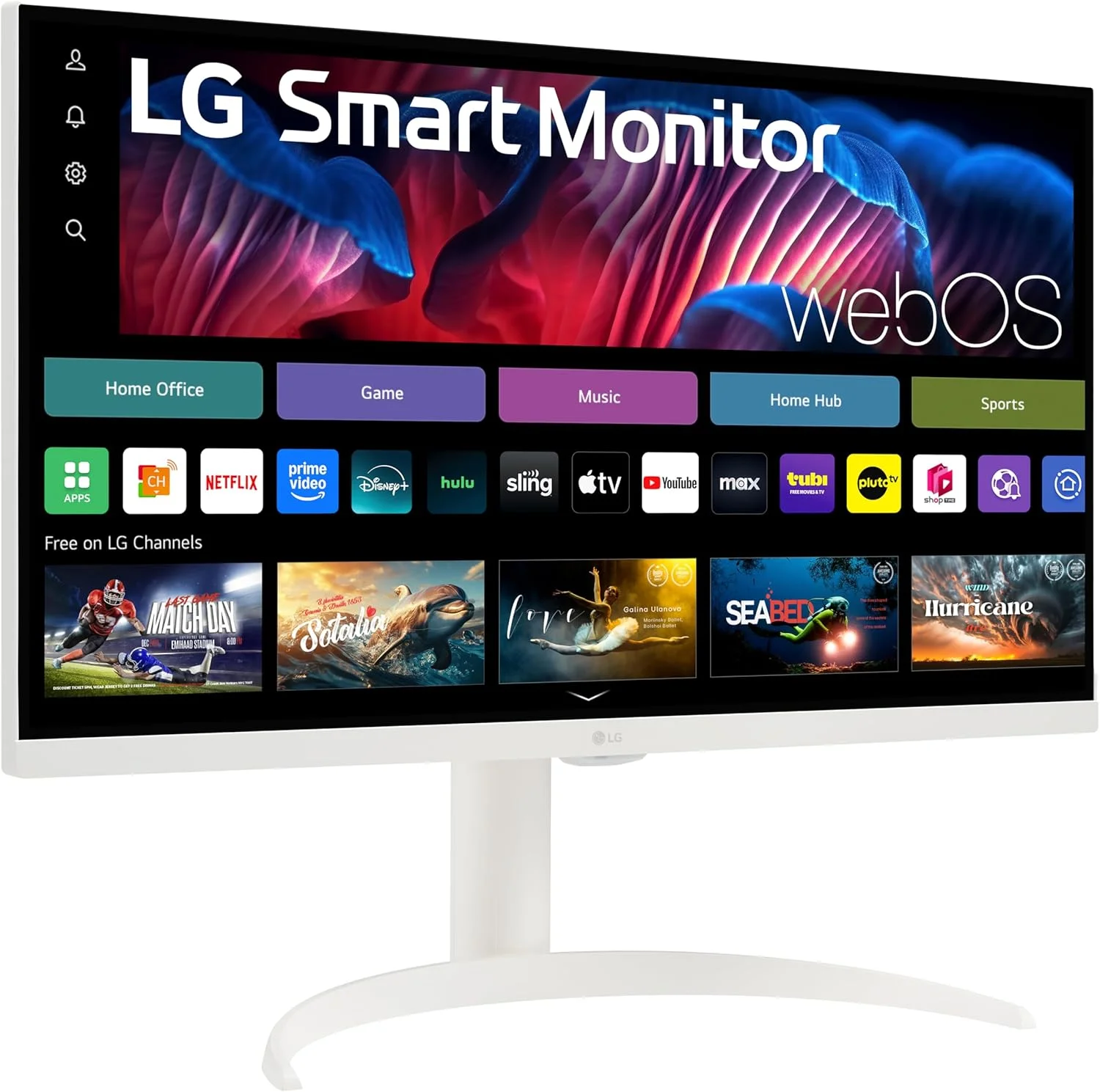 مانیتور هوشمند 27 اینچی LG مدل 27SR75U-W MyView با کیفیت 4K UHD (3840x2160) IPS HDR10، دارای USB Type-C با توان 65 وات PD، سیستم عامل webOS 23، قابلیت AirPlay، اشتراکگذاری صفحه، بلوتوث، برنامه ThinQ، بلندگوی داخلی و HDMI - سفید مانیتور هوشمند 27 اینچی LG مدل 27SR75U-W MyView با کیفیت 4K UHD (3840x2160) IPS HDR10، دارای USB Type-C با توان 65 وات PD، سیستم عامل webOS 23، قابلیت AirPlay، اشتراکگذاری صفحه، بلوتوث، برنامه ThinQ، بلندگوی داخلی و HDMI - سفید