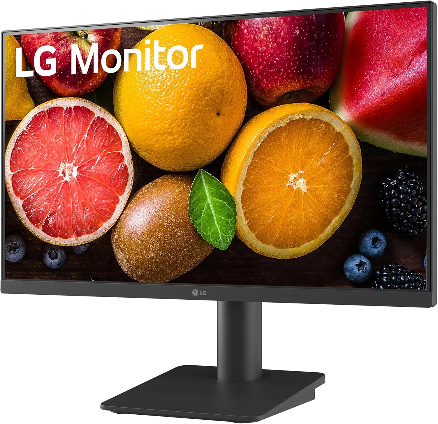 مانیتور 24 اینچی ال‌جی مدل 24MS550-B IPS FHD (1920x1080) با نرخ تازه‌سازی 100 هرتز، زمان پاسخگویی 5 میلی‌ثانیه، حالت Reader، پایه قابل تنظیم ارتفاع و شیب، بلندگوی داخلی، طراحی بدون حاشیه، کنترل OnScreen، تثبیت کننده سیاه، DAS Crosshair و HDMI