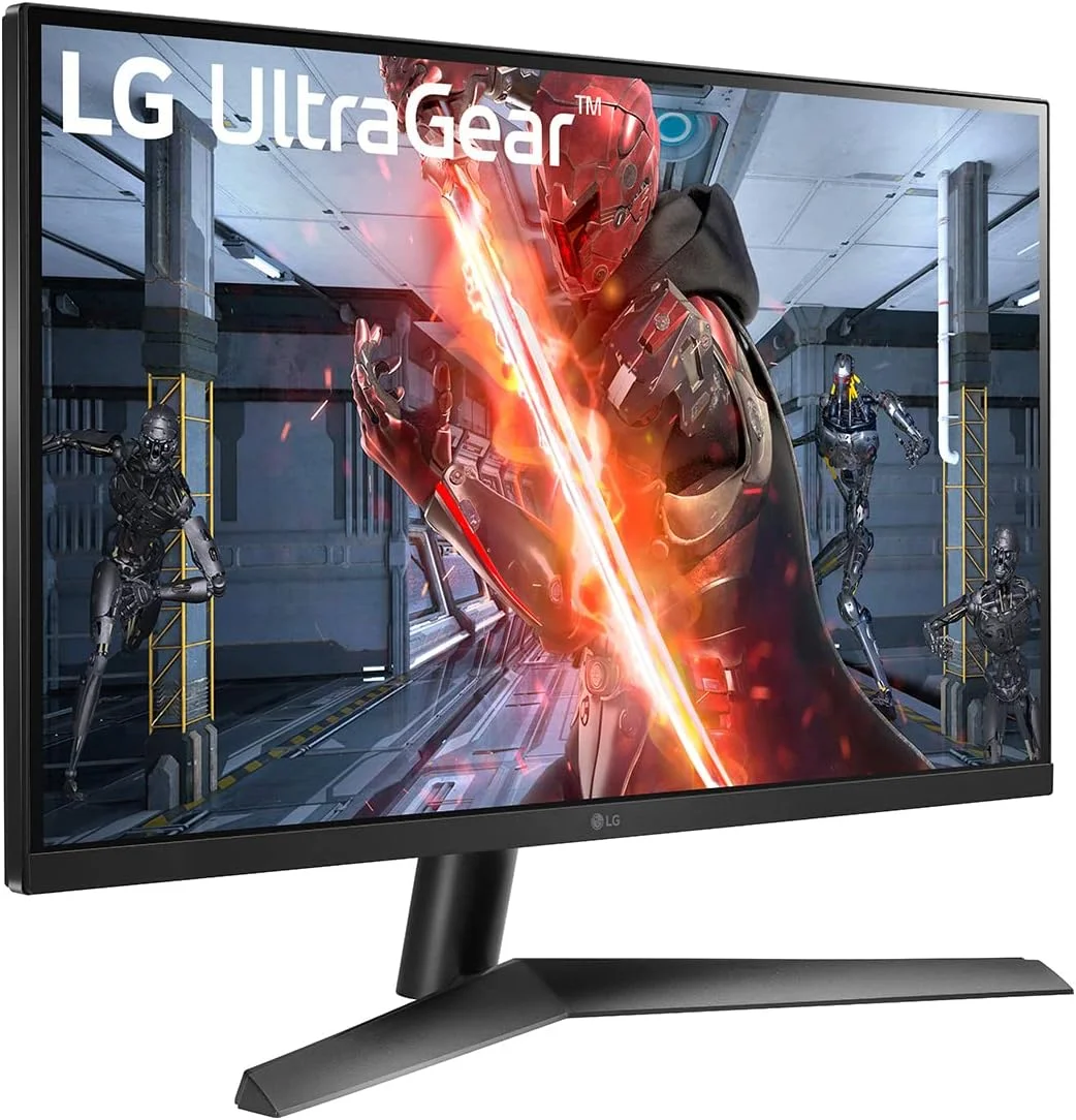 مانیتور گیمینگ 27 اینچی LG Ultragear 27GN60R-B با کیفیت Full HD IPS، زمان پاسخگویی 1 میلی‌ثانیه (GtG)، نرخ تازه‌سازی 144 هرتز، HDR 10، Freesync Premium و سازگاری با NVIDIA G-SYNC، رنگ مشکی
