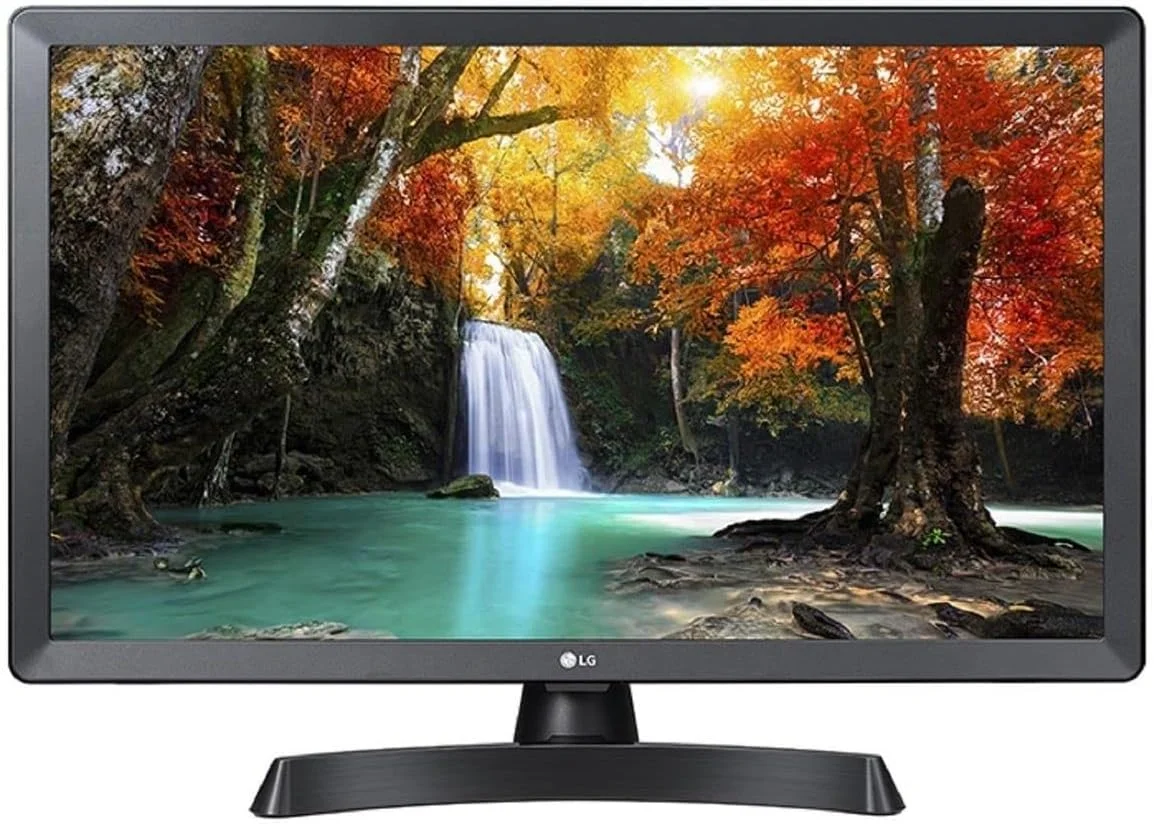 مانیتور تلویزیون ال جی 24TL510V - 24 اینچ، صفحه نمایش HD، 60 هرتز، 5 میلی‌ثانیه، 1366x768 پیکسل، بلندگوی استریو 5 وات X 2، قابلیت نصب روی دیوار